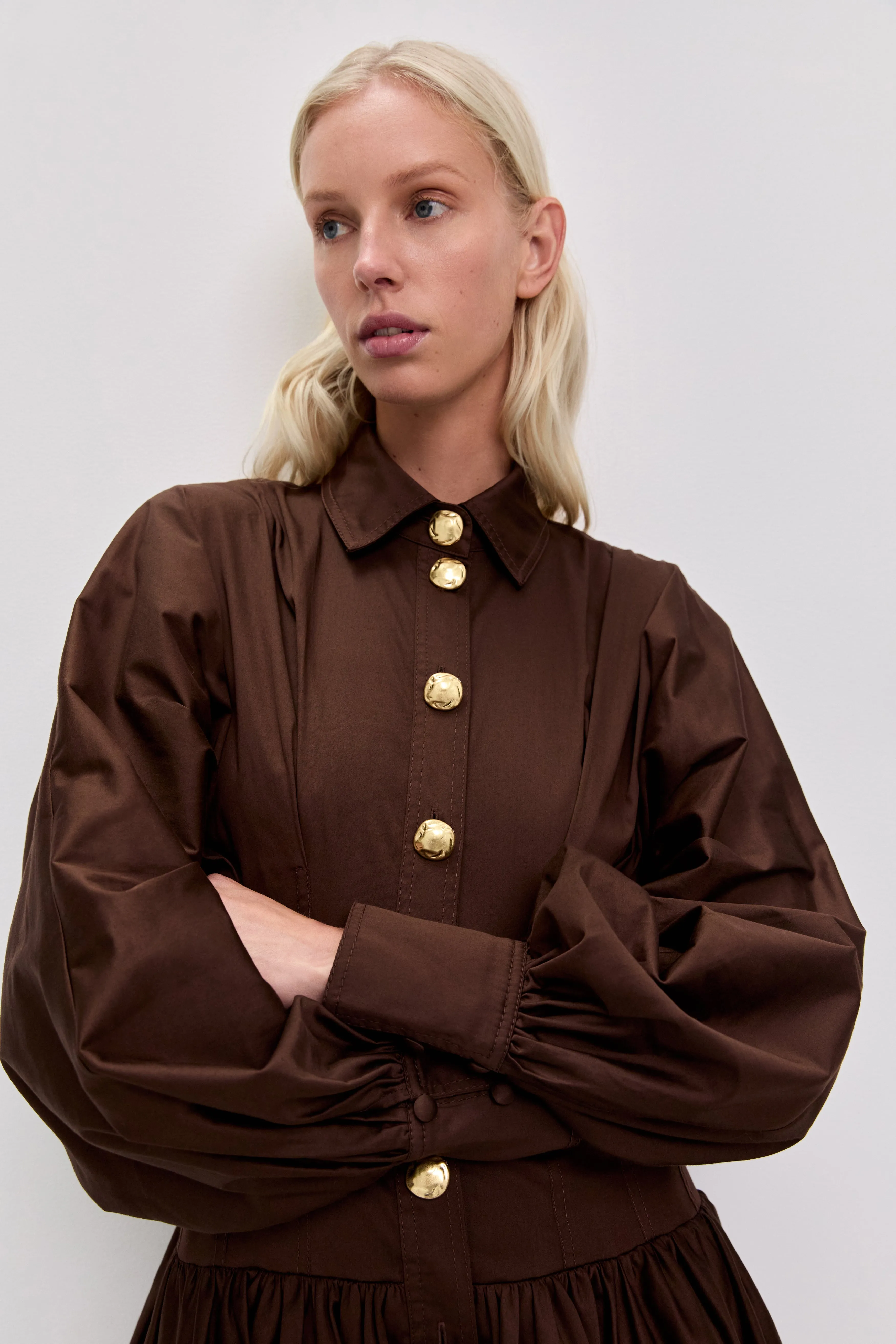 Alexa Long Sleeve Mini Dress sold by Aje product image thumbnail 4