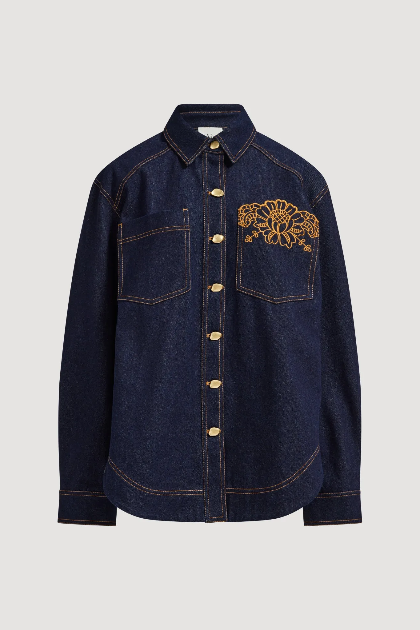 Elora Embroidered Denim Shirt sold by Aje product image thumbnail 2