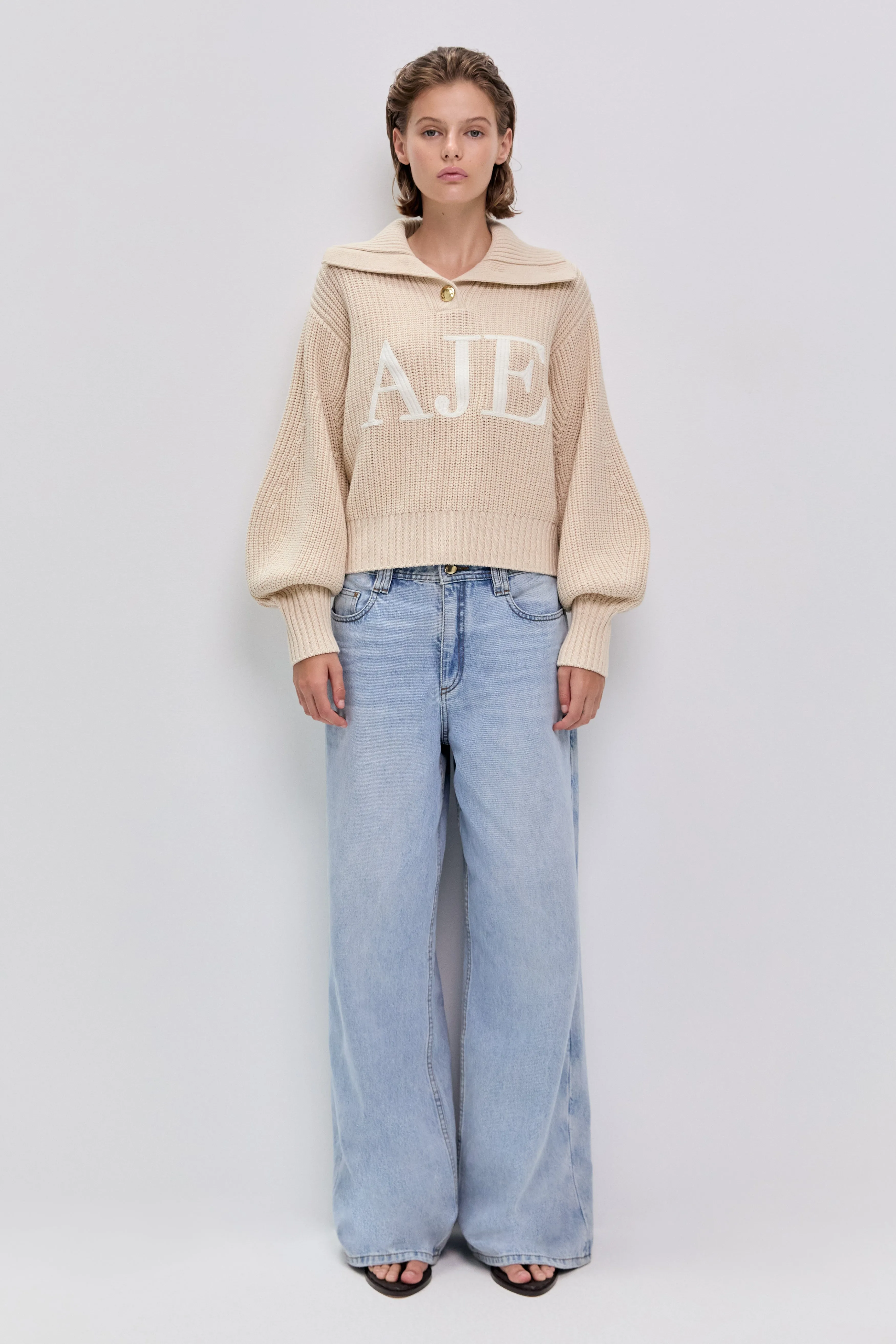 Jupiter Knit Jumper sold by Aje