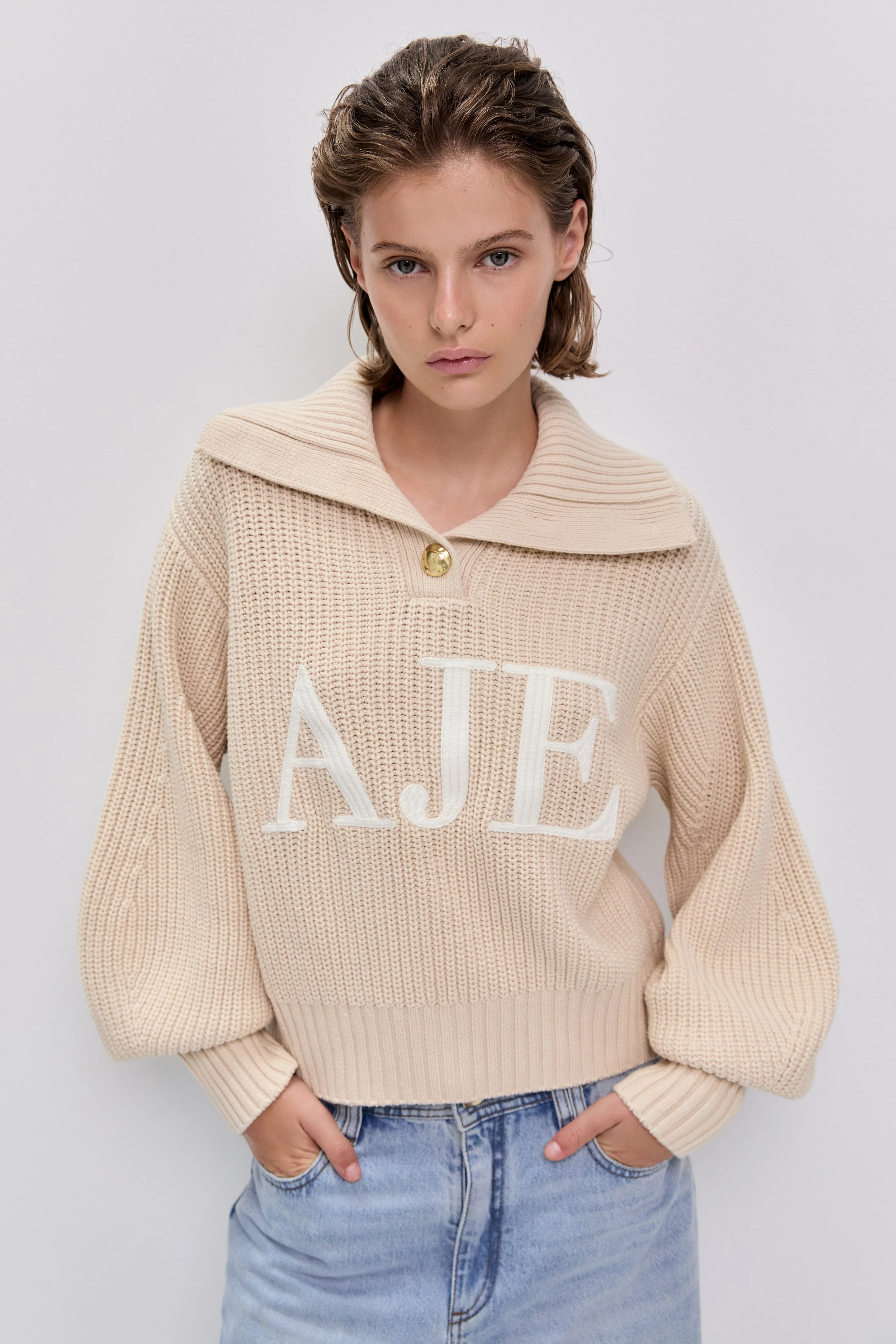 Jupiter Knit Jumper sold by Aje product image thumbnail 3