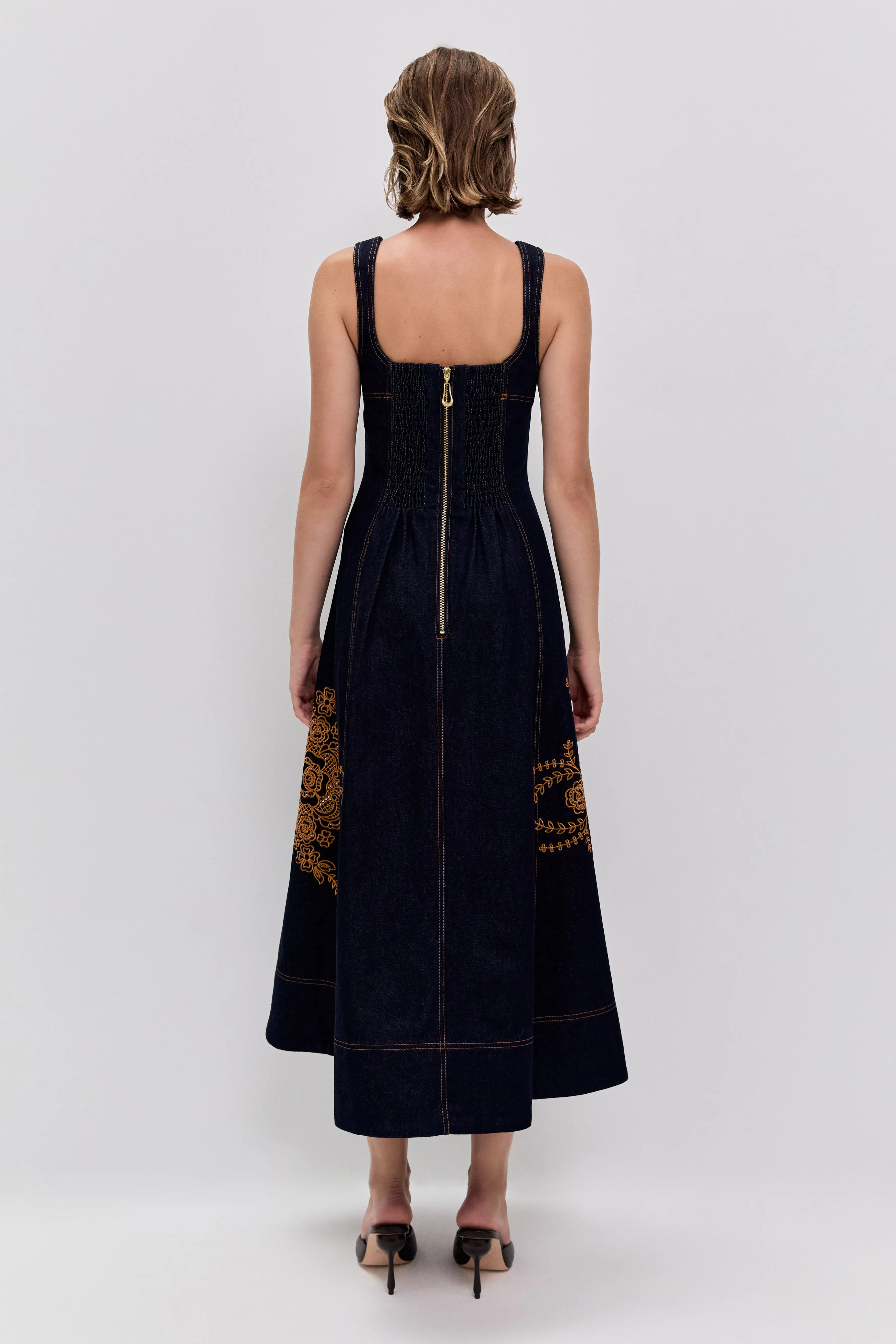 Elora Denim Midi Dress sold by Aje product image thumbnail 5