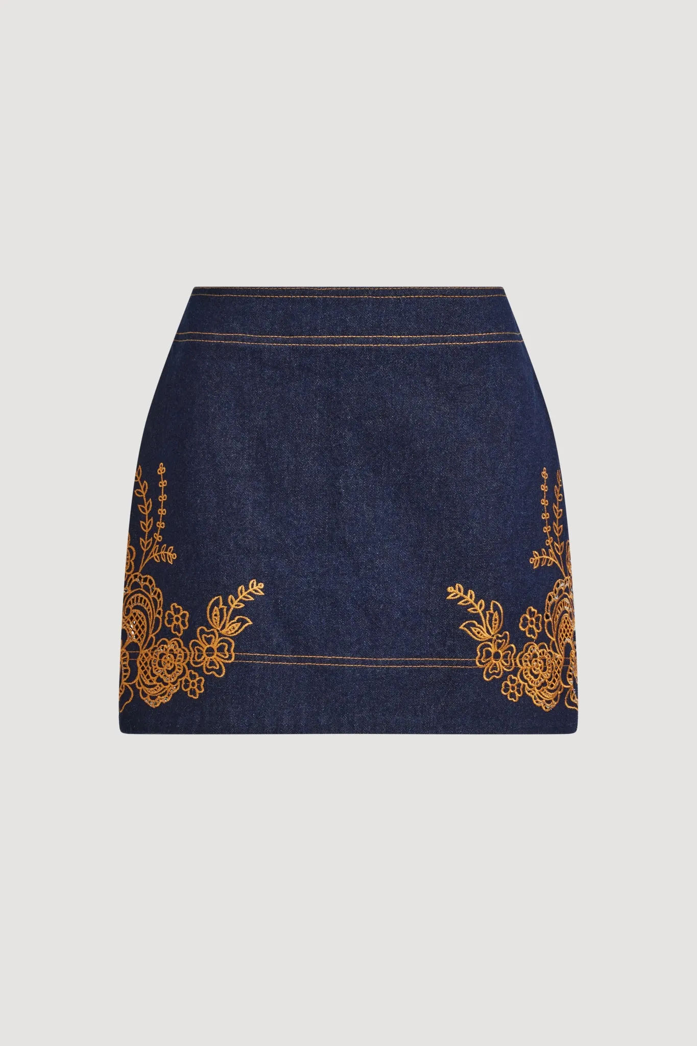 Elora Denim Mini Skirt sold by Aje product image thumbnail 2