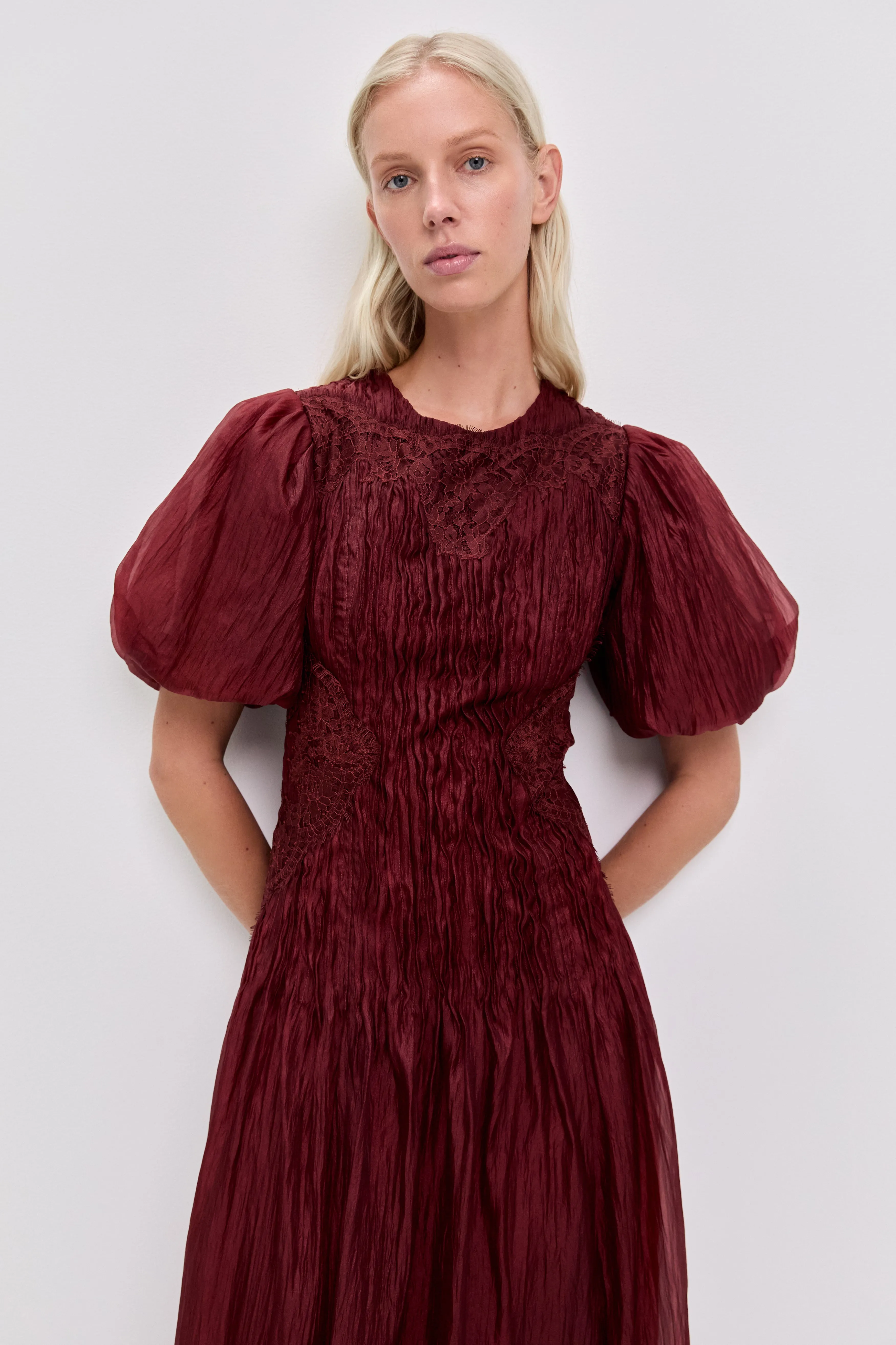 Ophelia Lace Midi Dress sold by Aje product image thumbnail 3