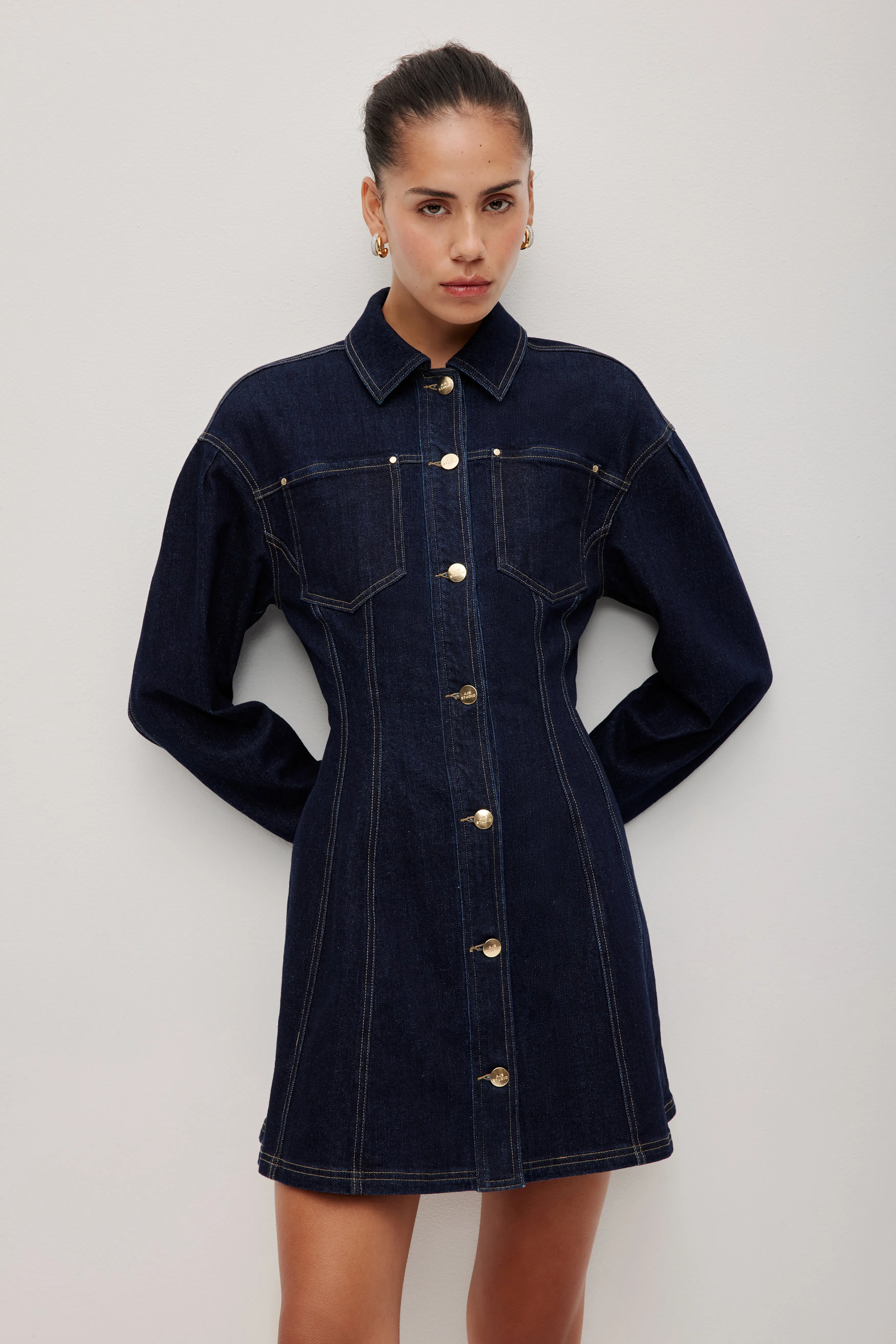 Marcelline Denim Dress sold by Aje product image thumbnail 2