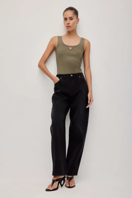 Tully Bubble Crop Jean sold by Aje