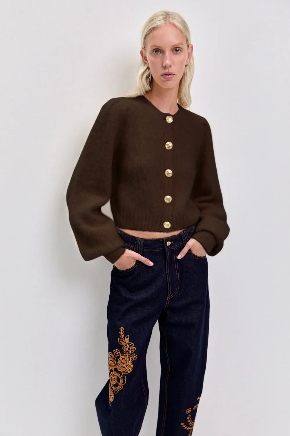 Renee Fluffy Cardigan sold by Aje product image thumbnail 3
