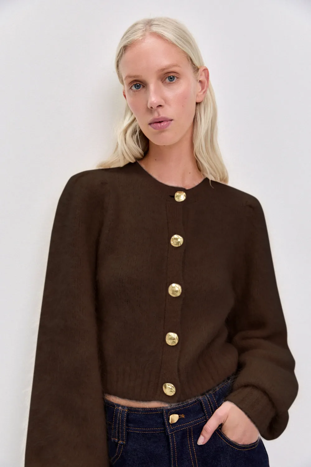 Renee Fluffy Cardigan sold by Aje product image thumbnail 4