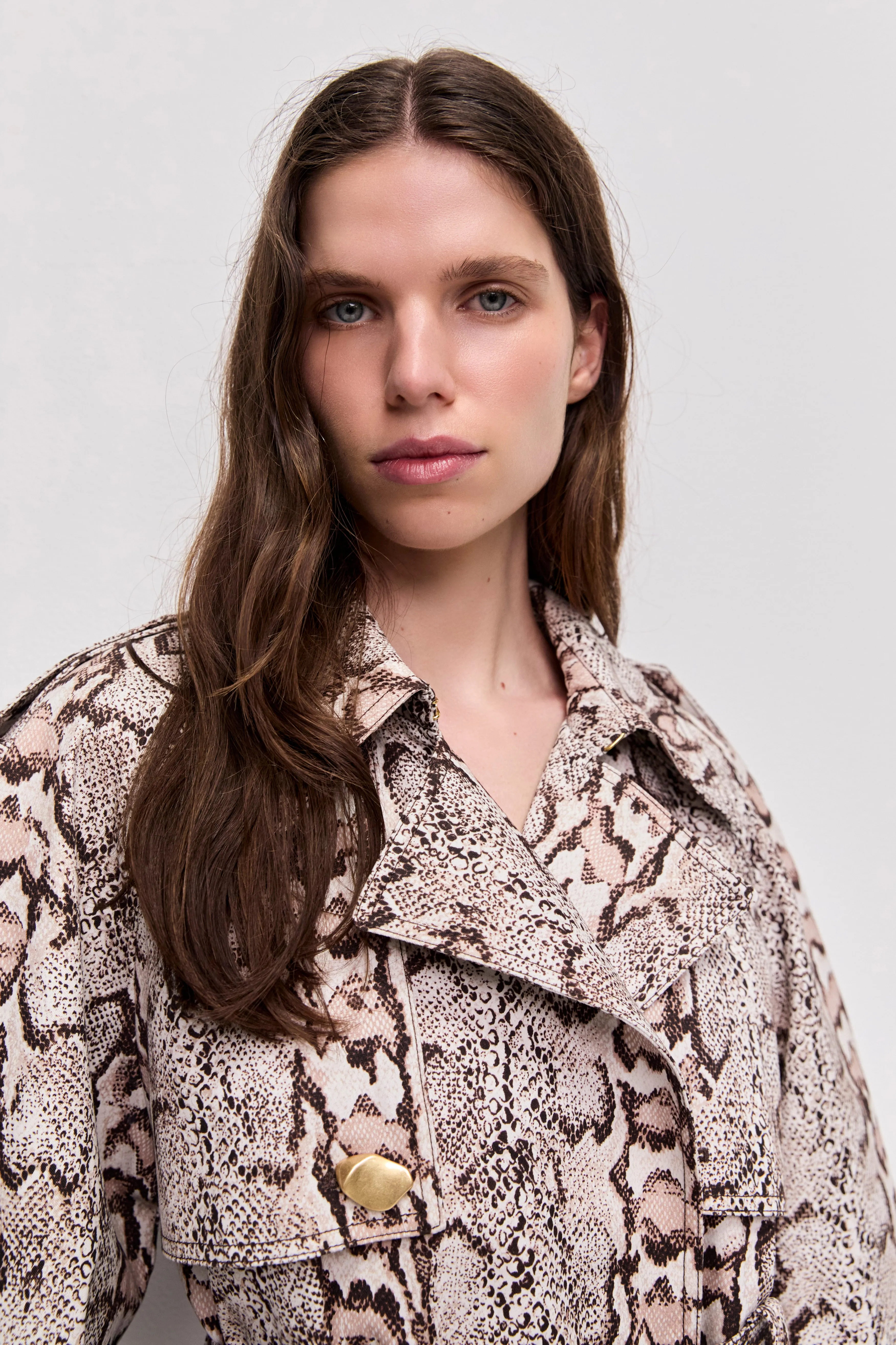 Winn Cropped Trench sold by Aje product image thumbnail 4