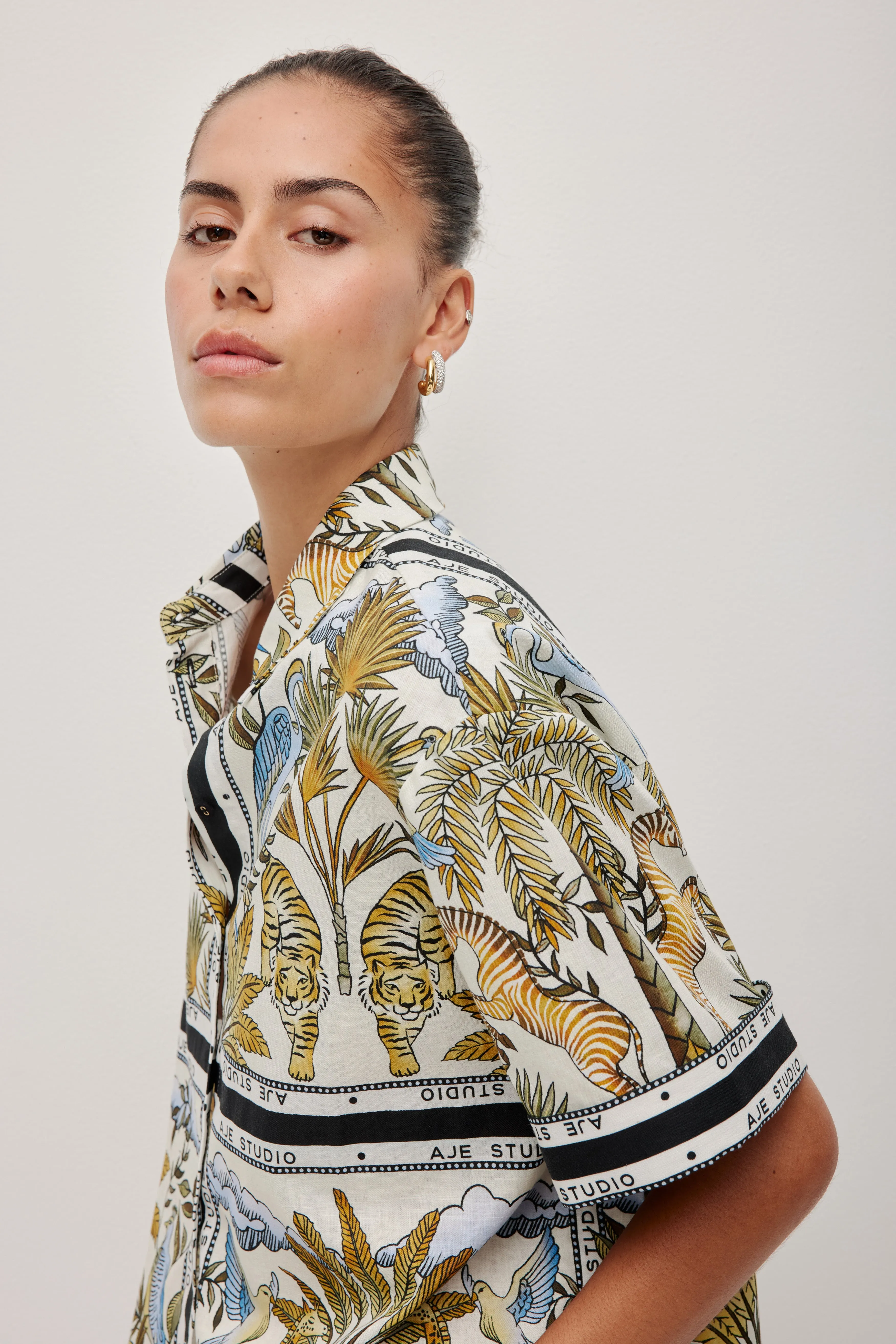 Rio Short Sleeve Shirt sold by Aje product image thumbnail 5