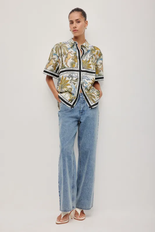 Rio Short Sleeve Shirt made by Aje