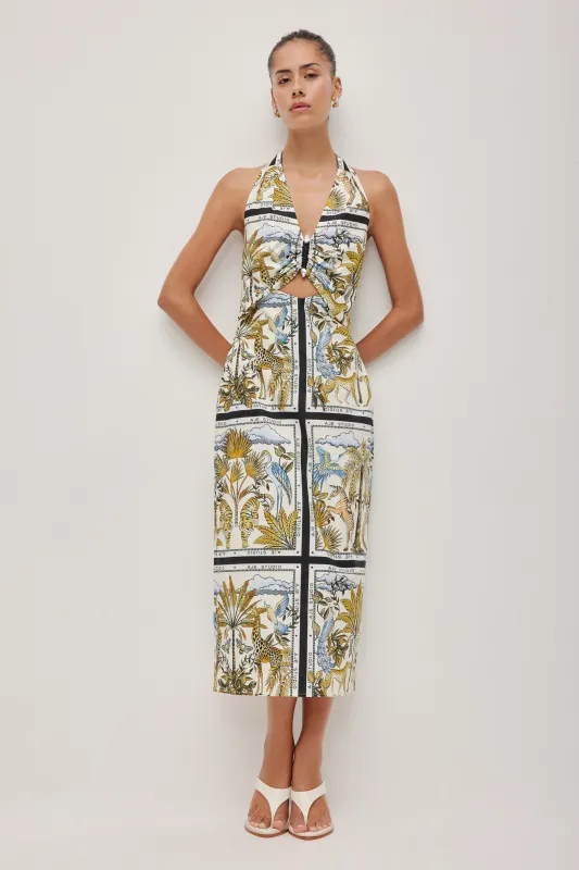 Rio Halter Maxi Dress sold by Aje