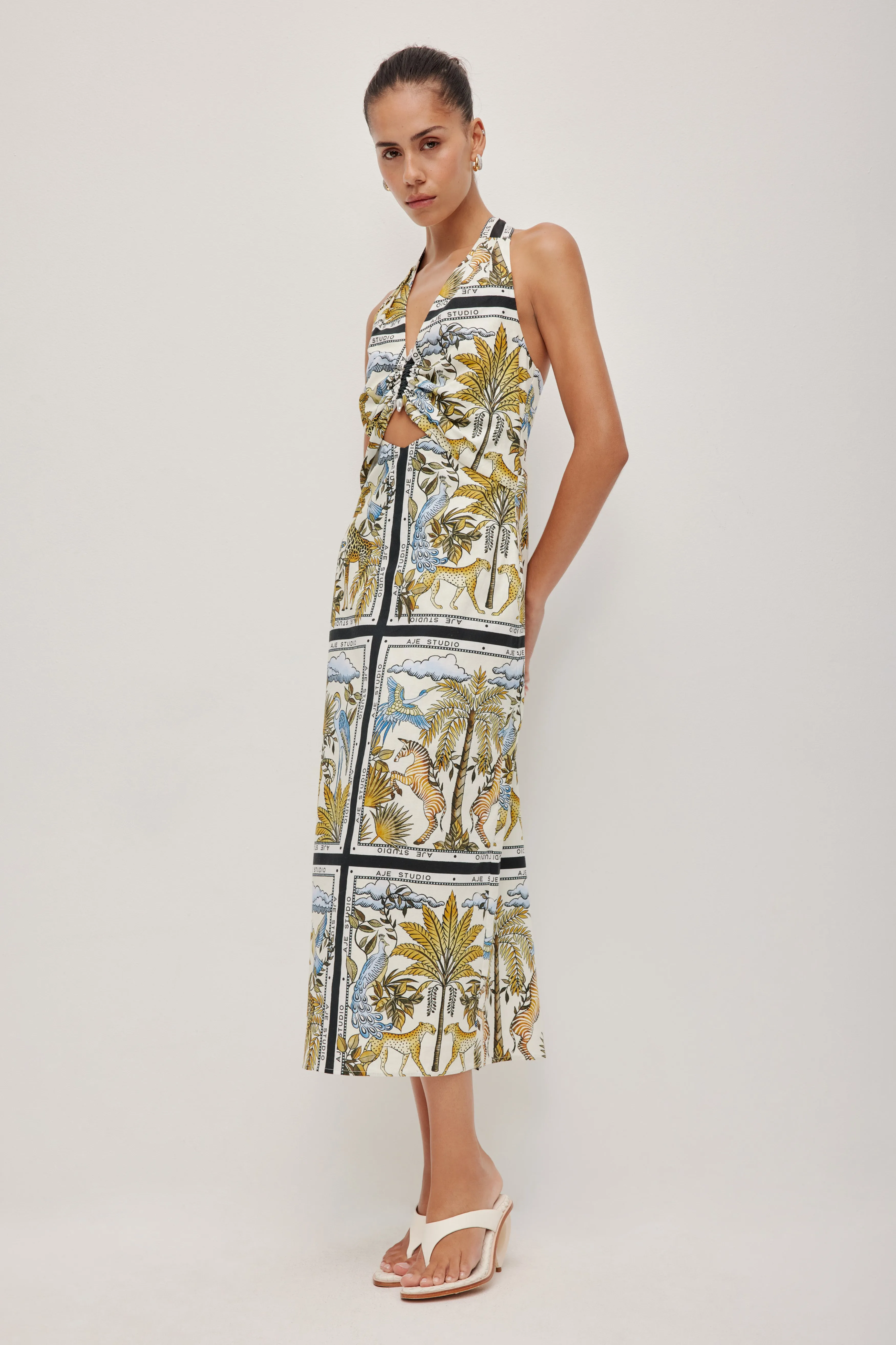 Rio Halter Maxi Dress sold by Aje product image thumbnail 3
