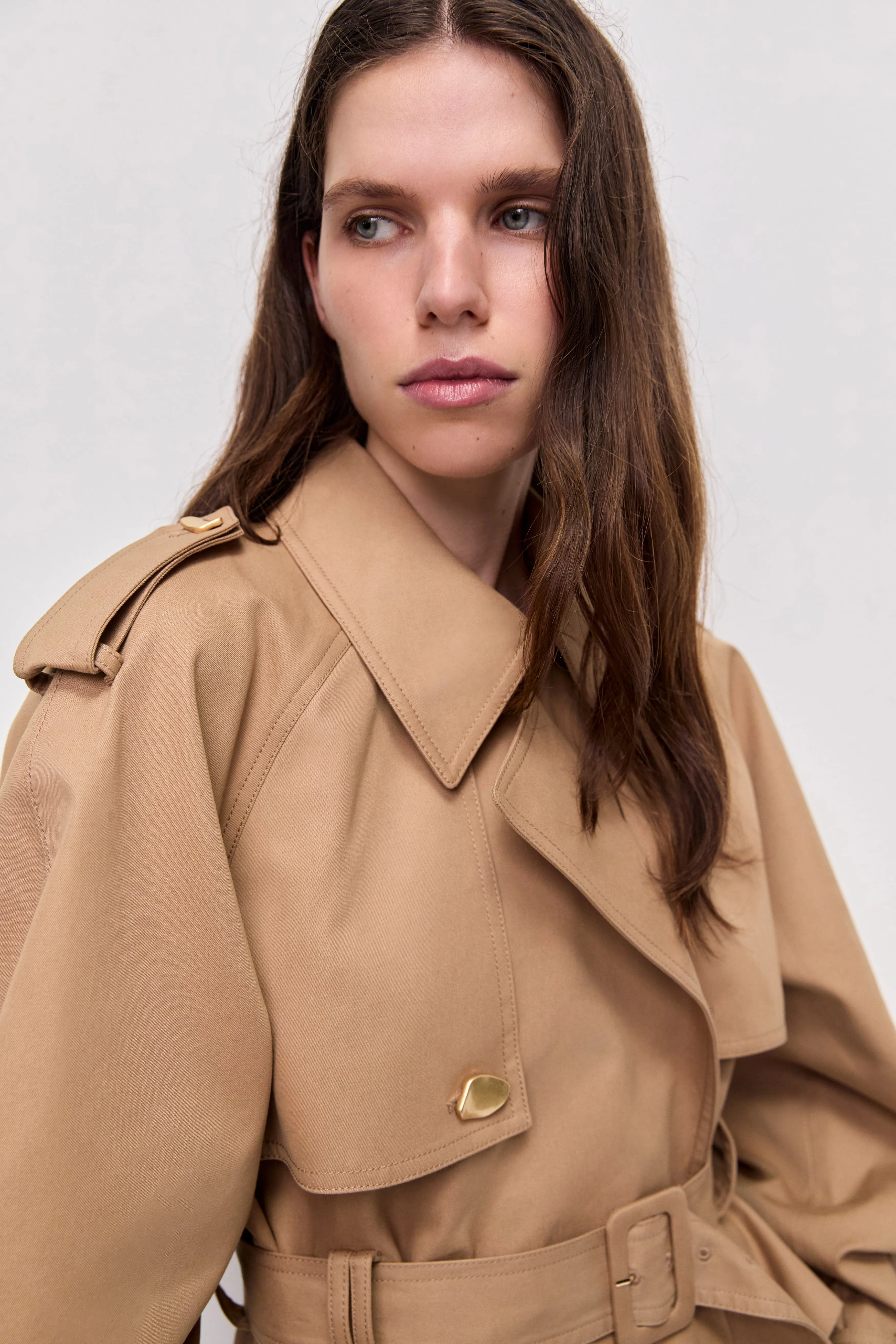 Winn Cropped Trench sold by Aje product image thumbnail 4