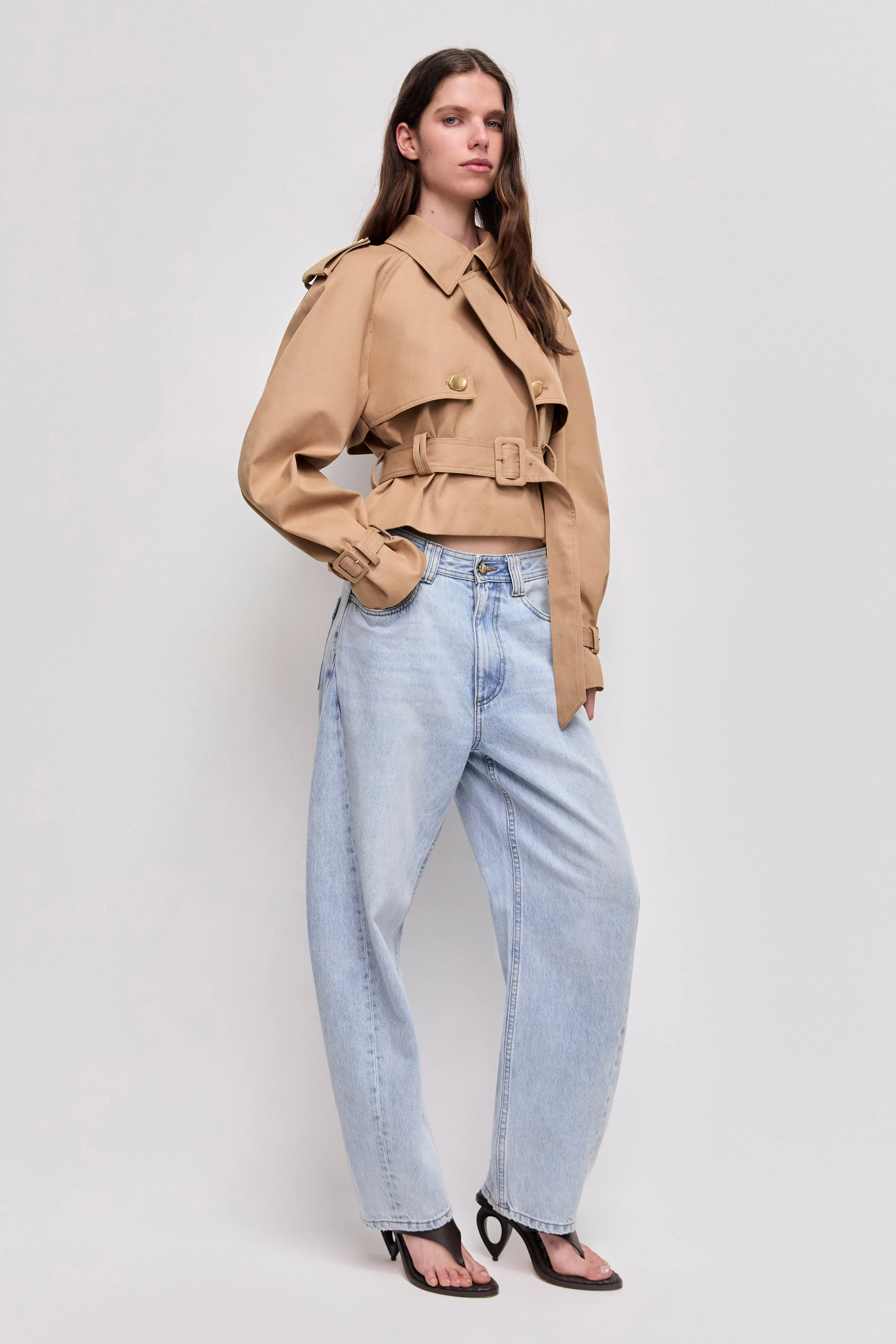 Winn Cropped Trench sold by Aje product image thumbnail 5