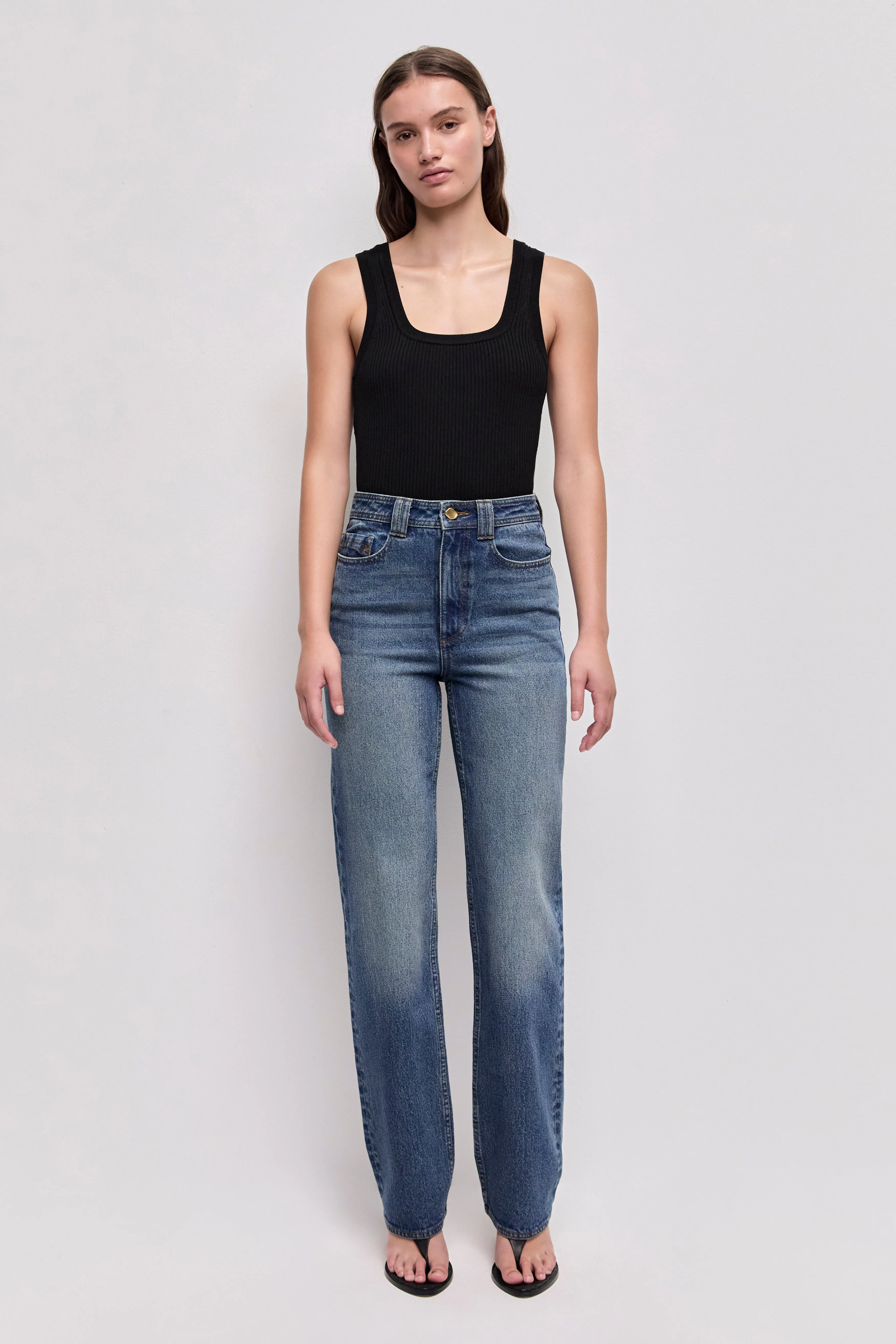 Morgan Straight Skinny Jean sold by Aje
