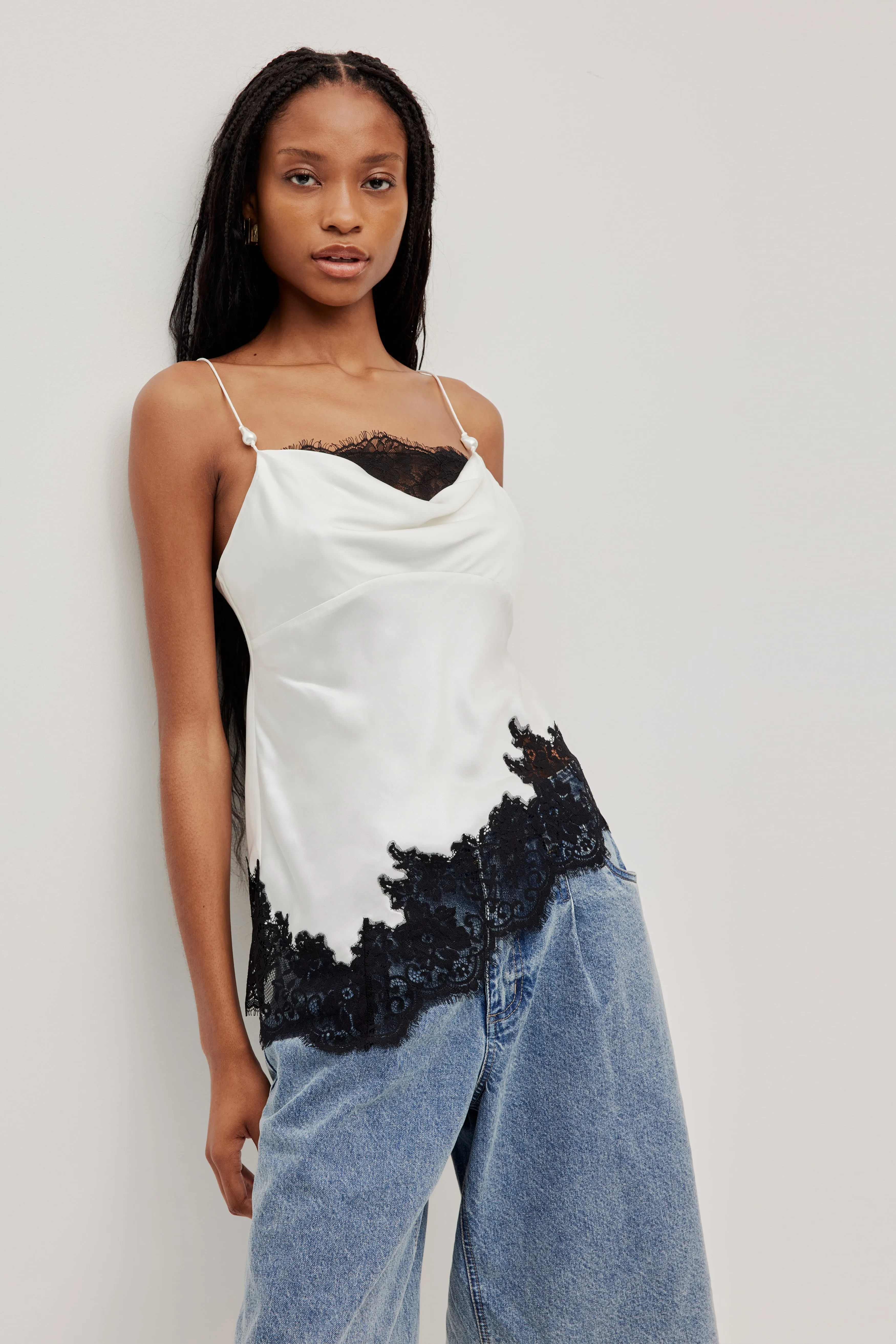 Hazel Lace Cami sold by Aje product image thumbnail 3