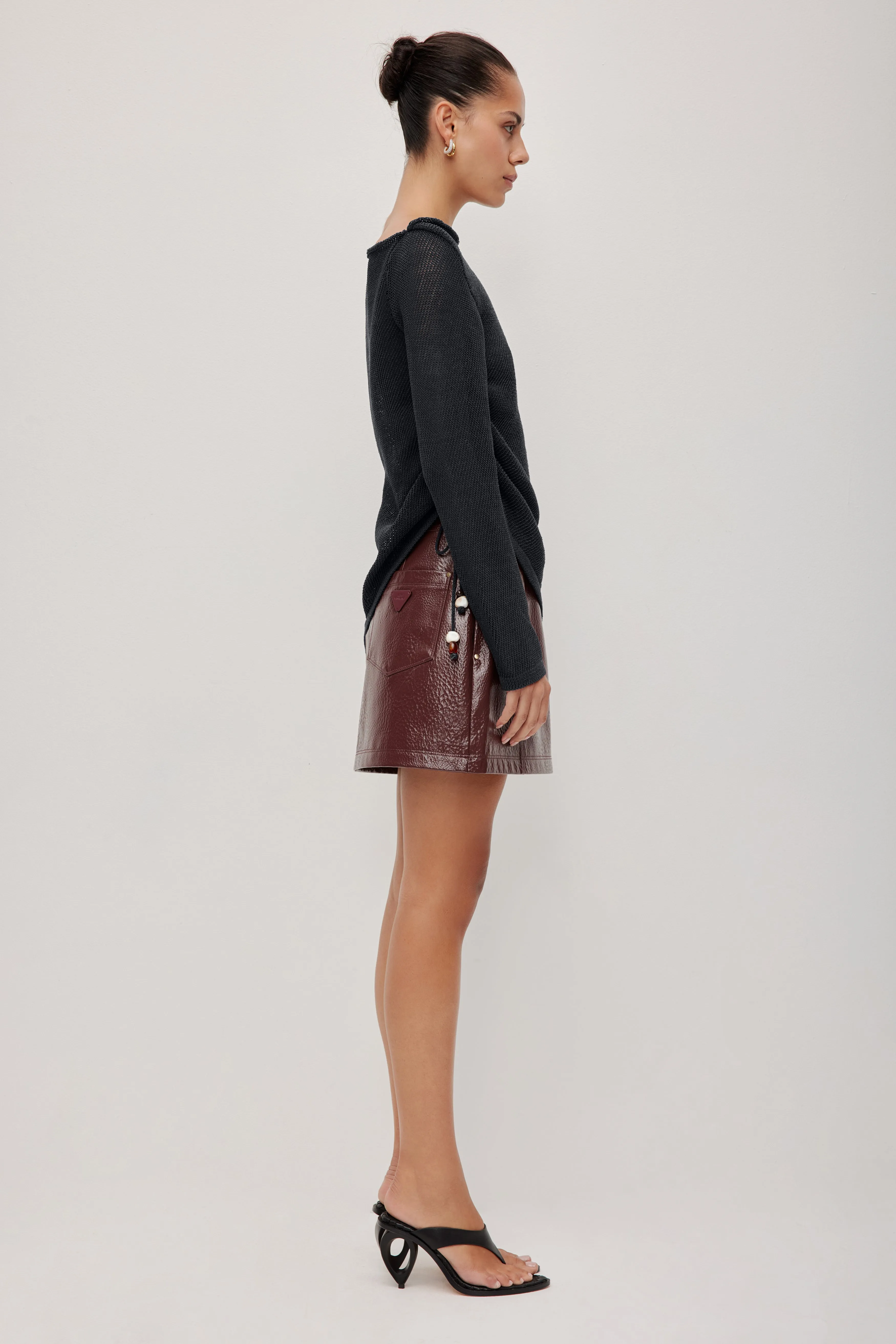 Suri Long Sleeve Knit Top sold by Aje product image thumbnail 5