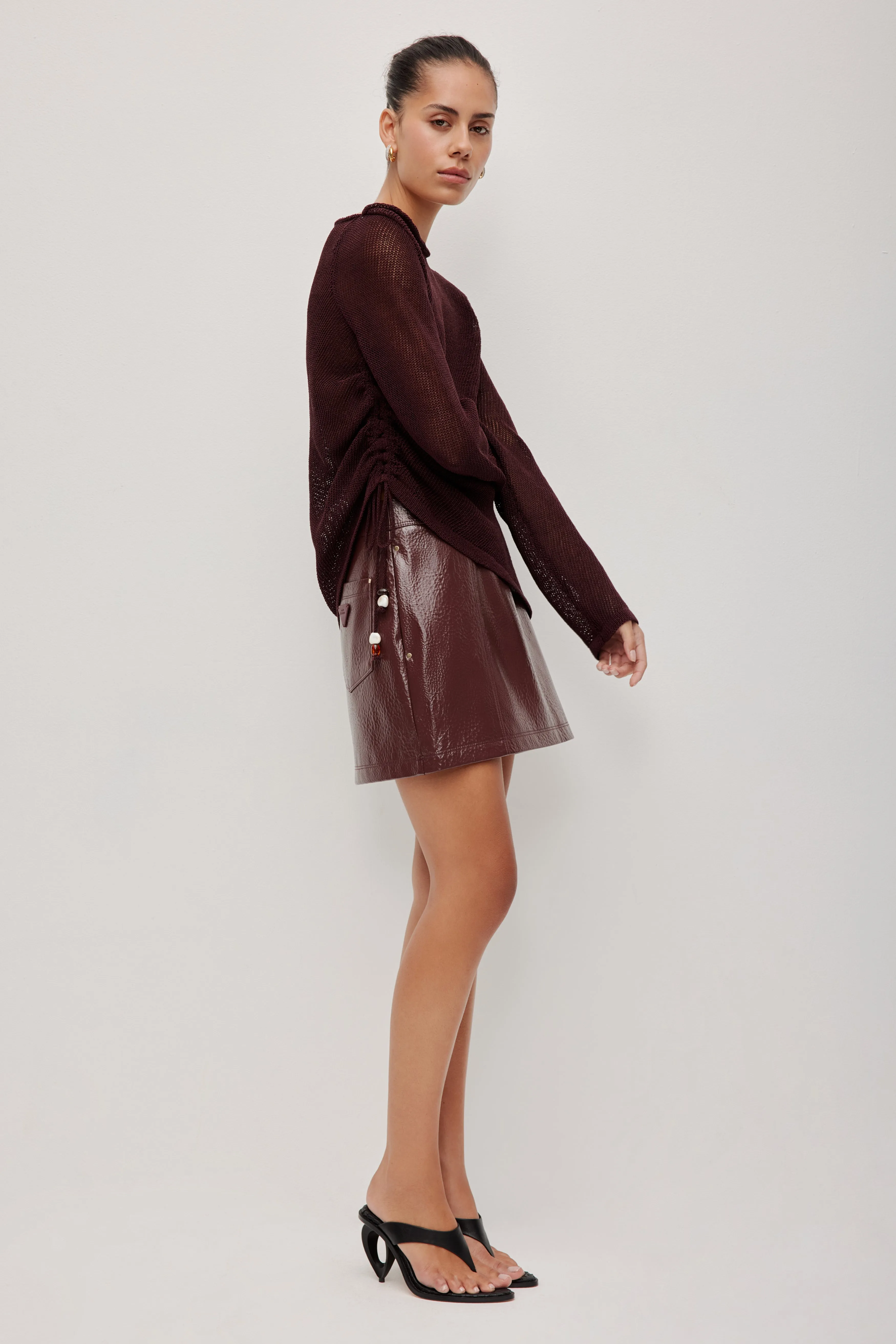 Suri Long Sleeve Knit Top sold by Aje product image thumbnail 5