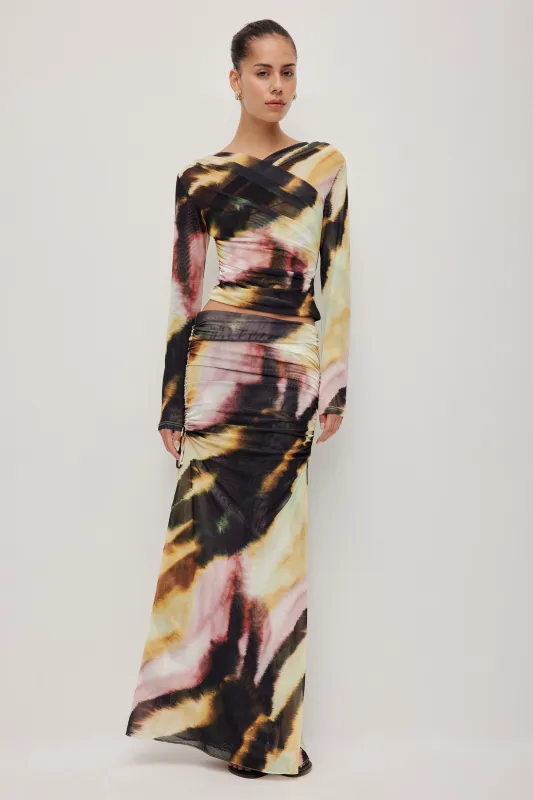 Saturn Maxi Skirt made by Aje