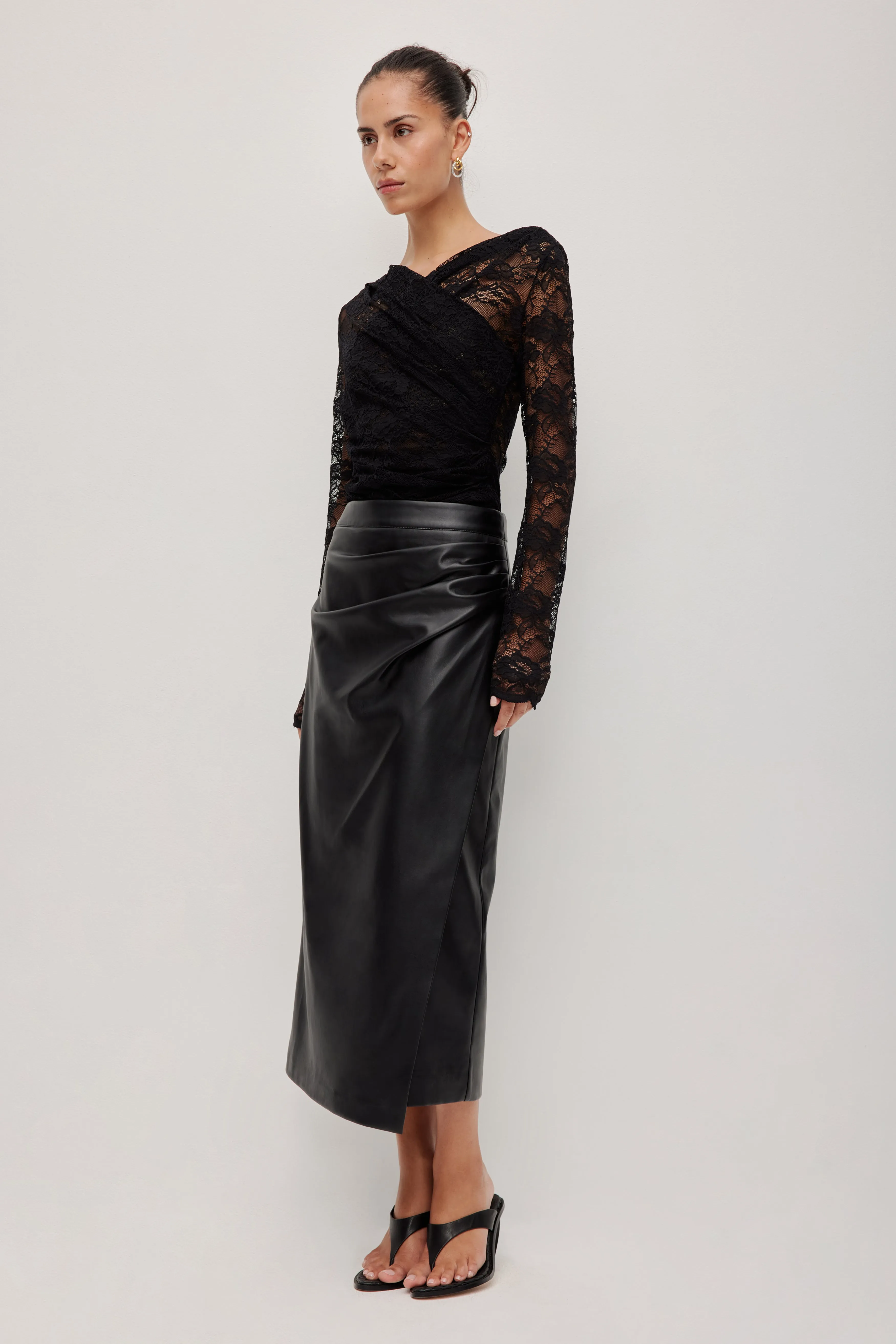 Saskia Midi Skirt sold by Aje product image thumbnail 3