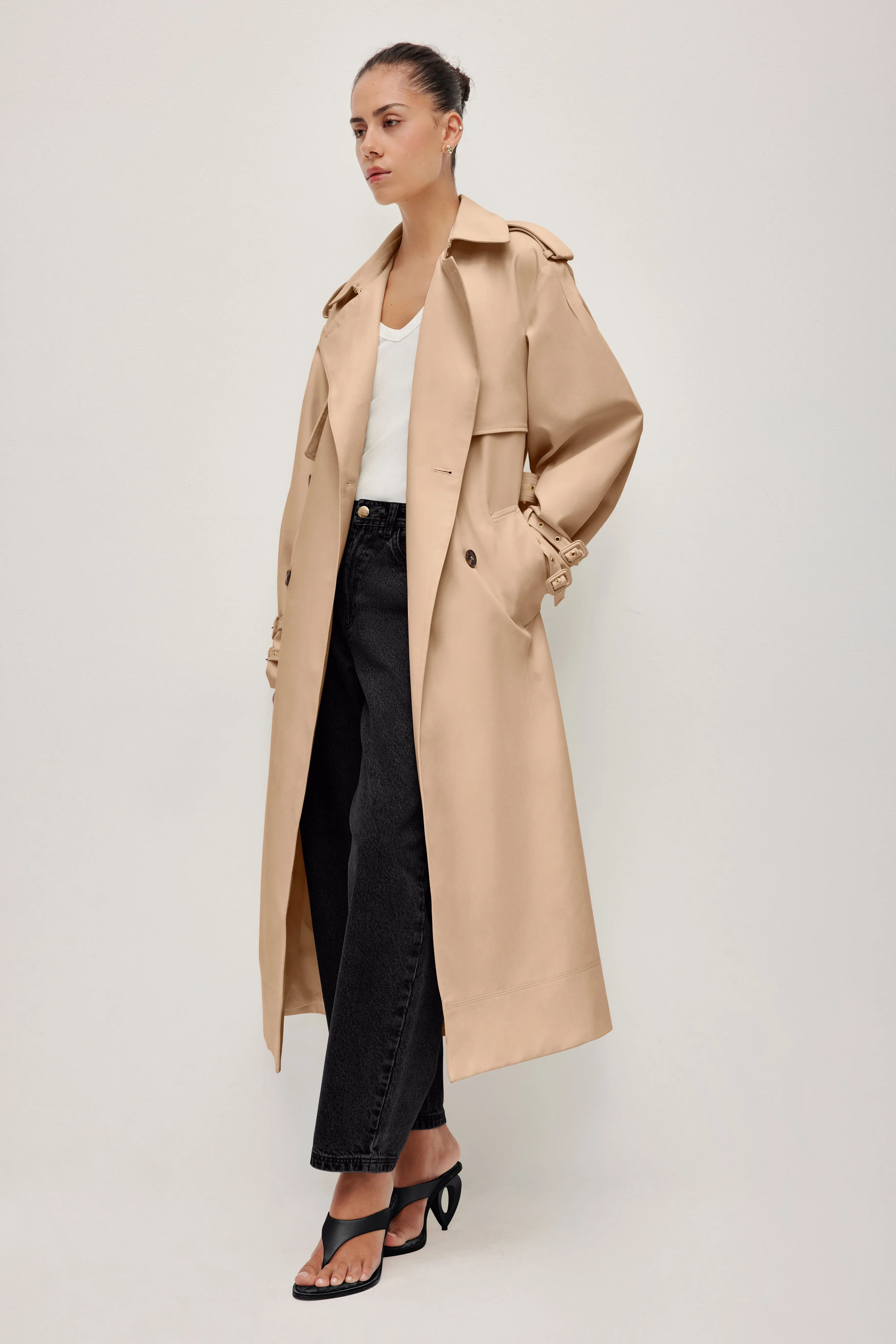 Aston Belted Trench sold by Aje product image thumbnail 3