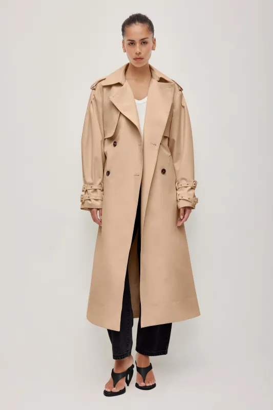 Aston Belted Trench sold by Aje