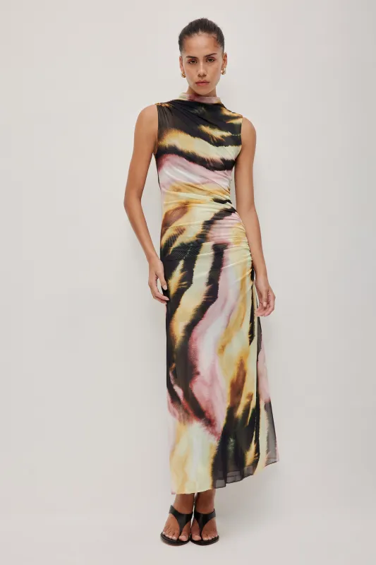 Saturn Mesh Maxi Dress sold by Aje