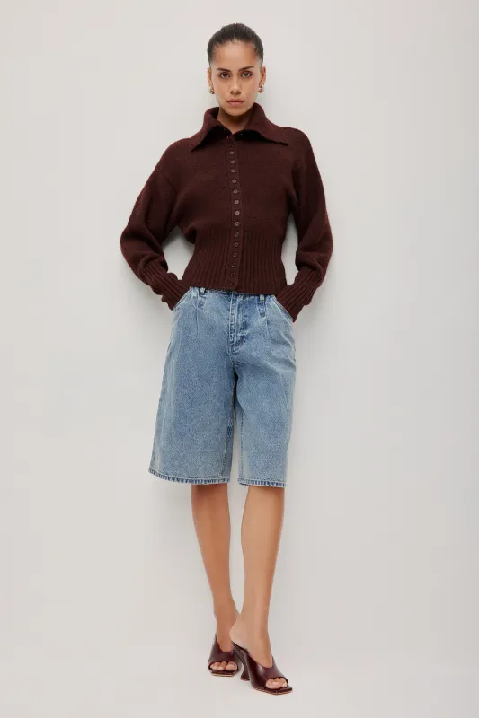 Leni Collared Cardigan made by Aje