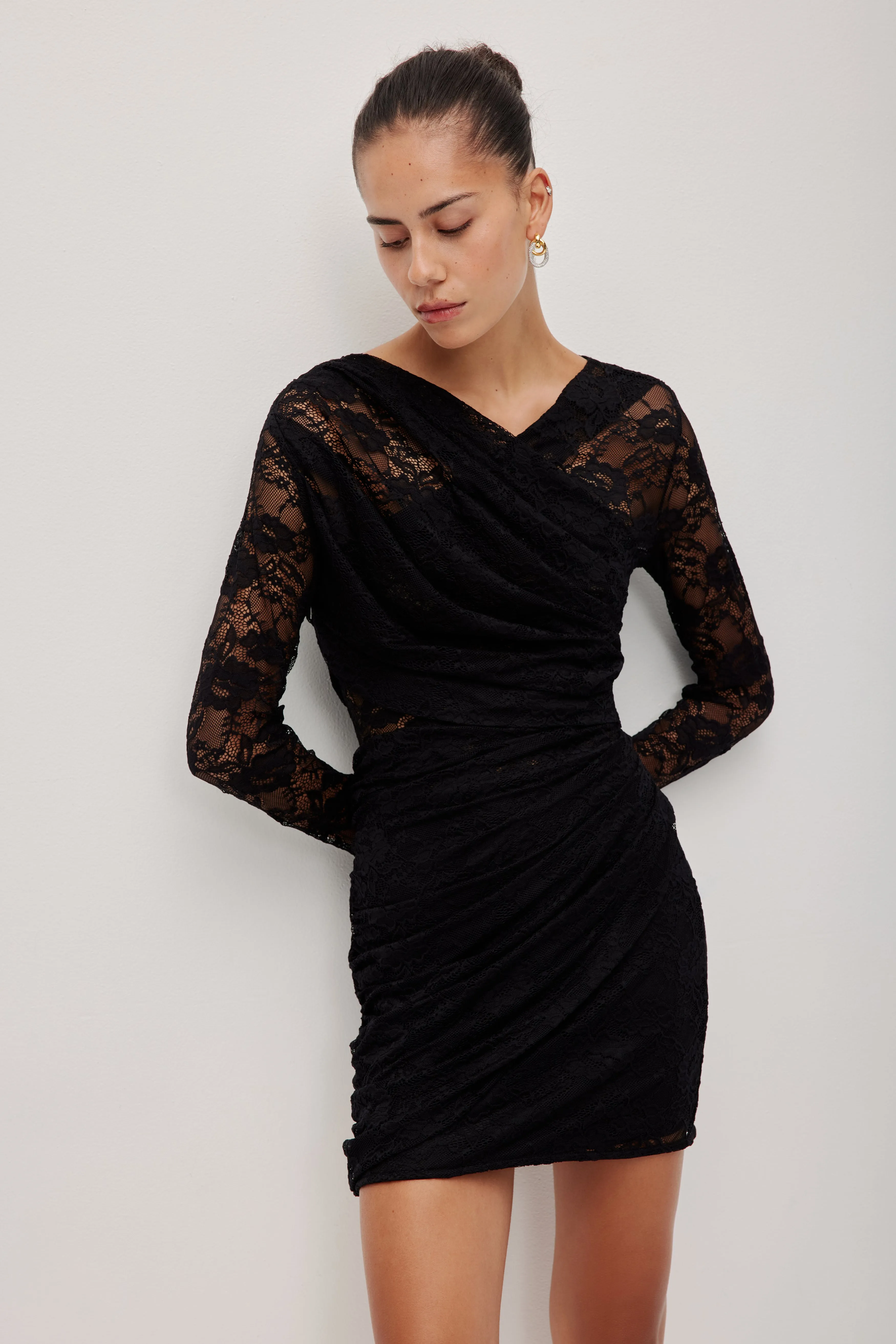 Nerida Lace Mini Dress sold by Aje product image thumbnail 2
