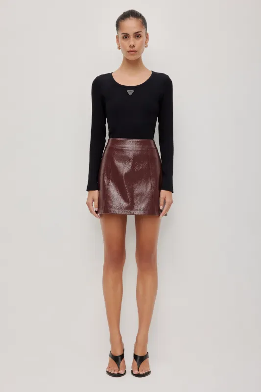 Saskia Mini Skirt sold by Aje