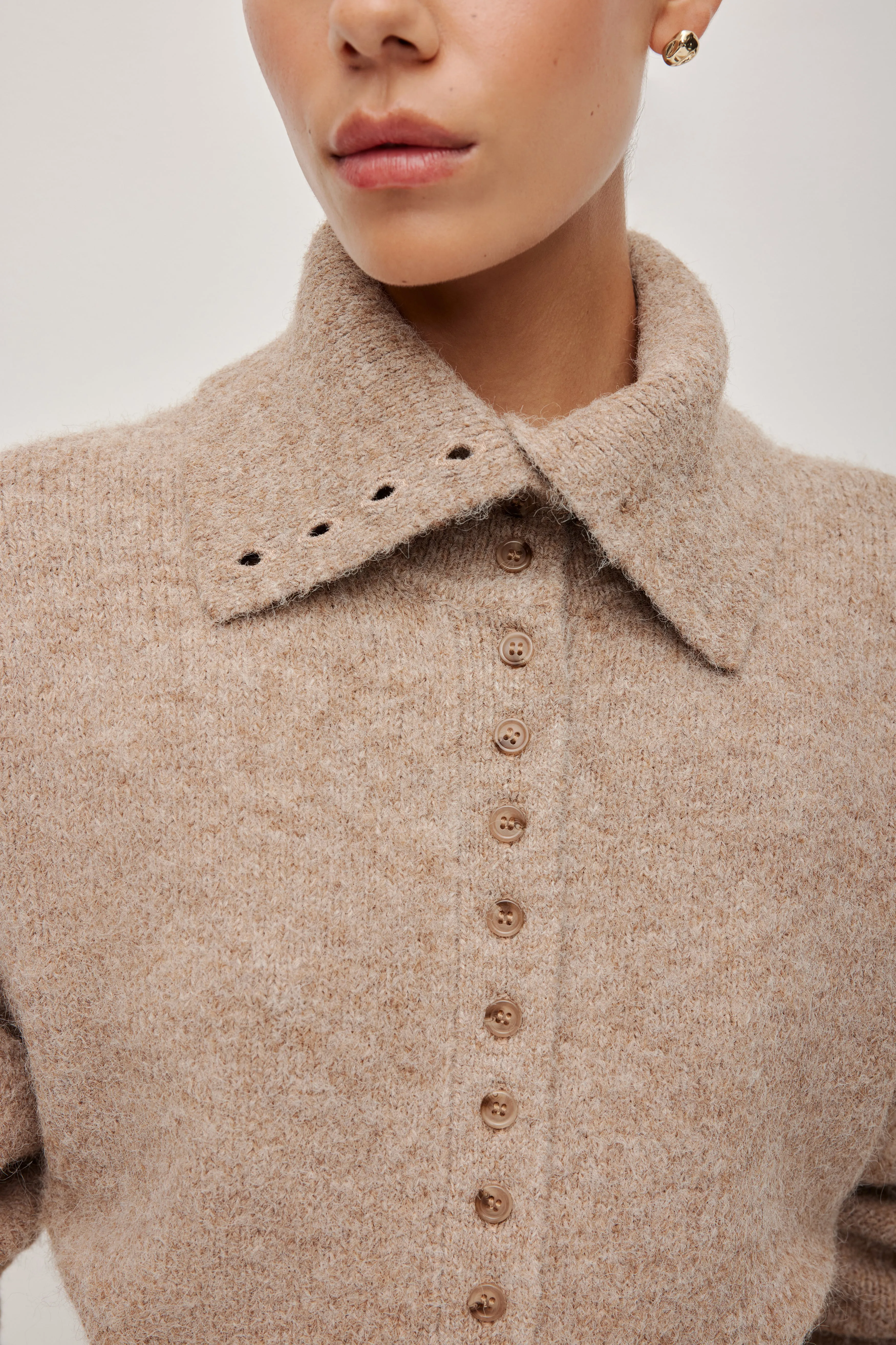 Leni Collared Cardigan sold by Aje product image thumbnail 4