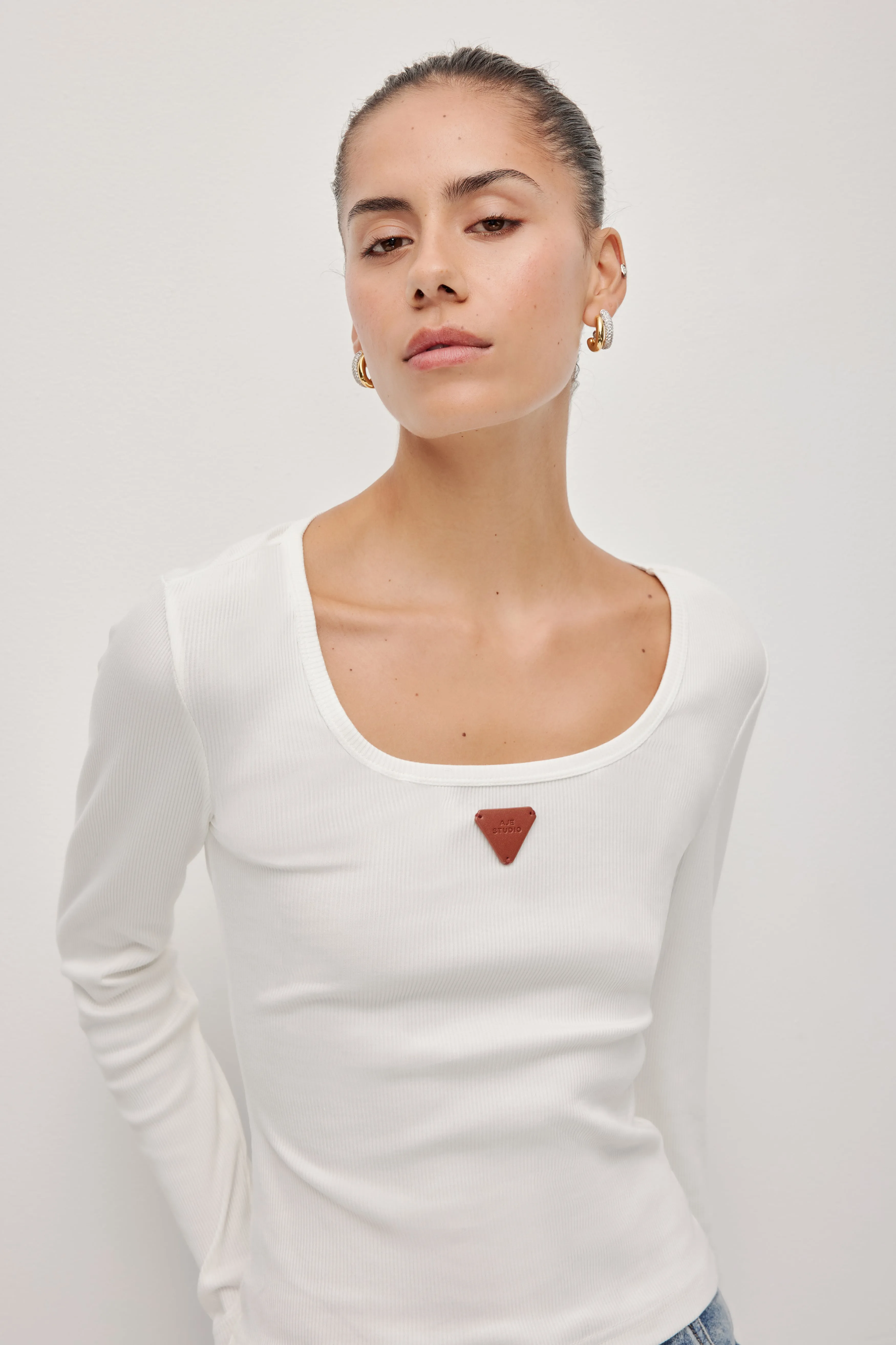 Monroe Long Sleeve Top sold by Aje product image thumbnail 4