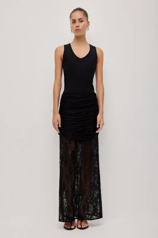 Nerida Lace Maxi Skirt made by Aje