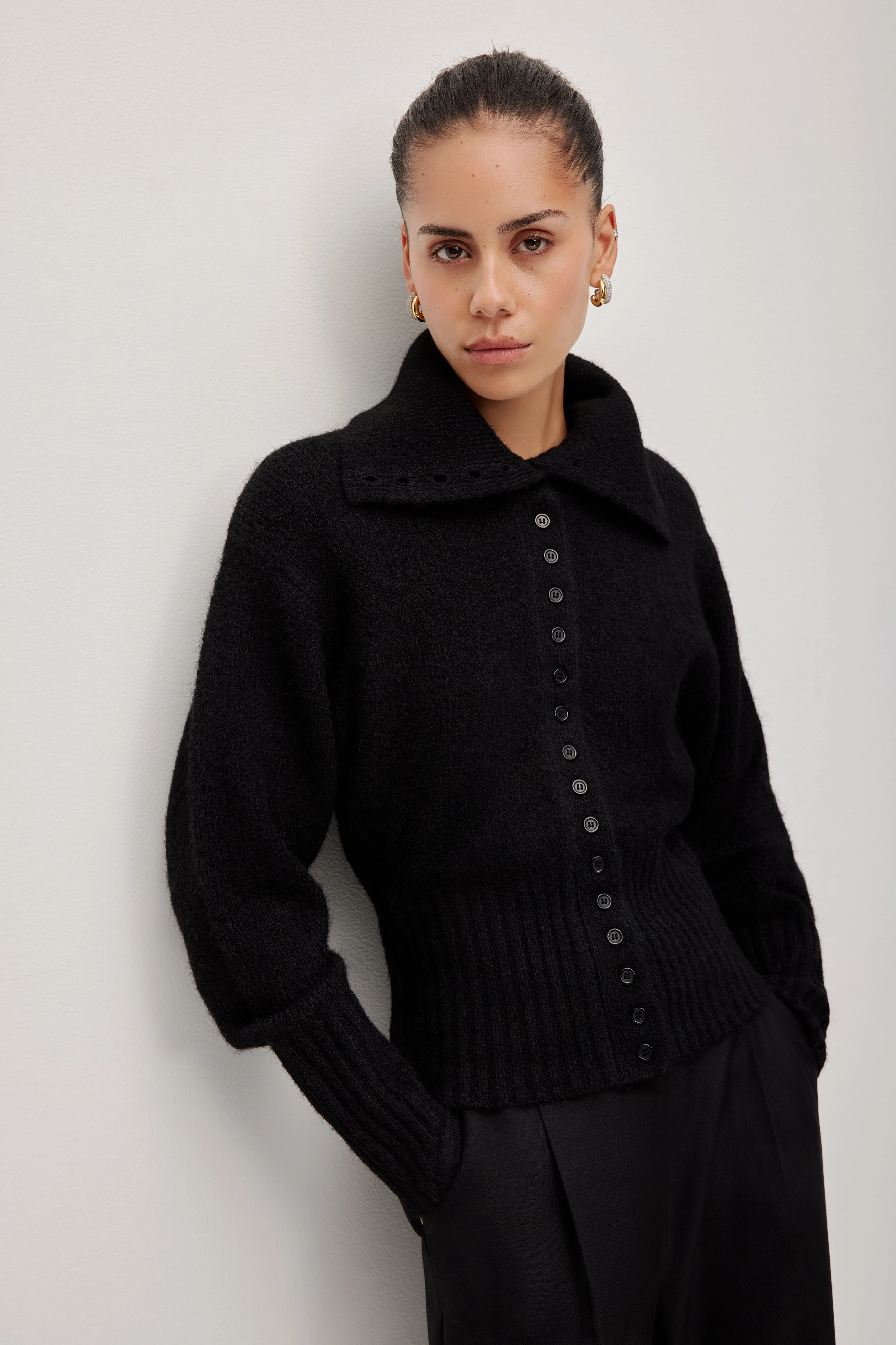 Leni Collared Cardigan sold by Aje product image thumbnail 3