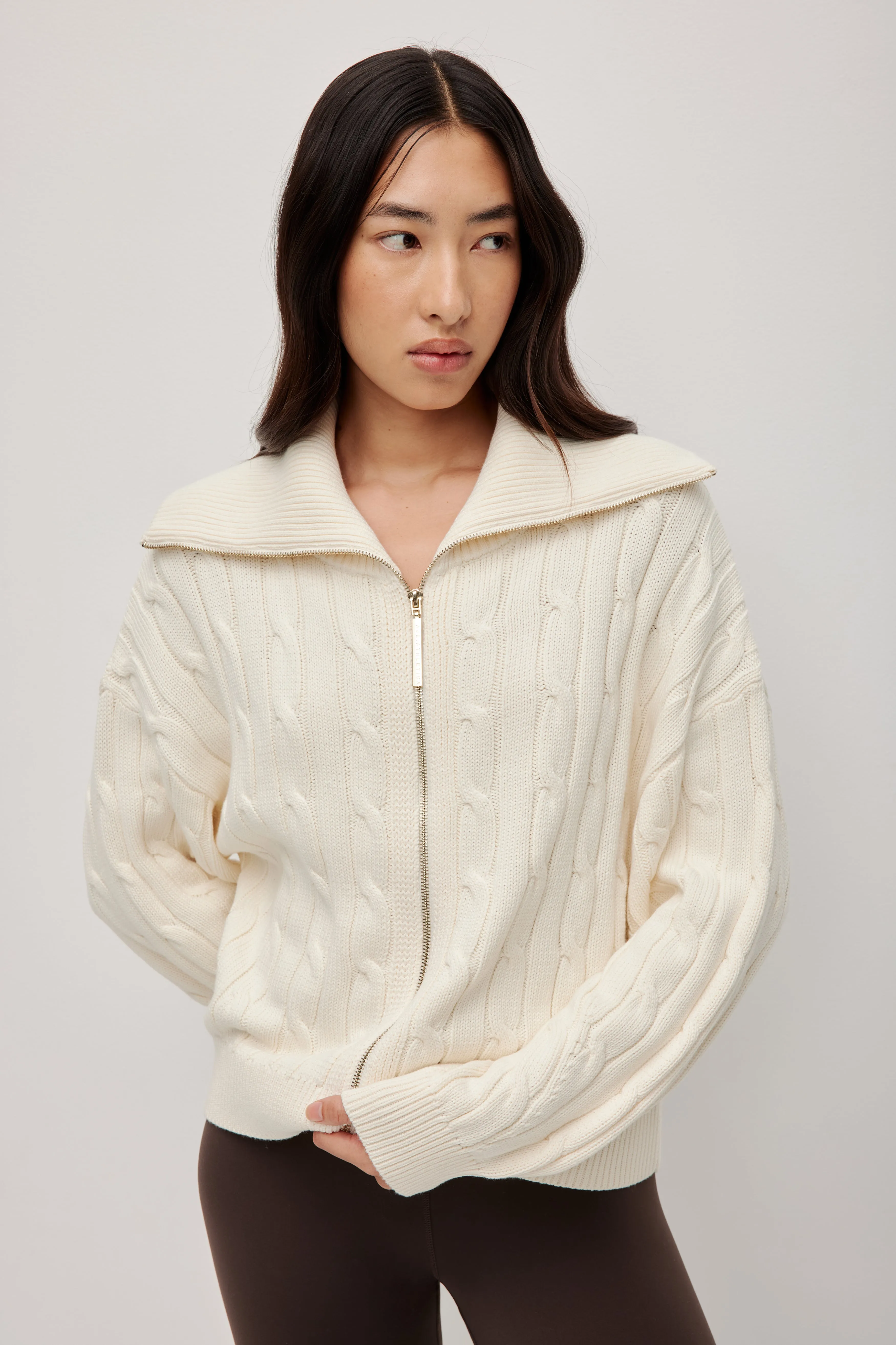 Zip Knit Jacket sold by Aje product image thumbnail 3
