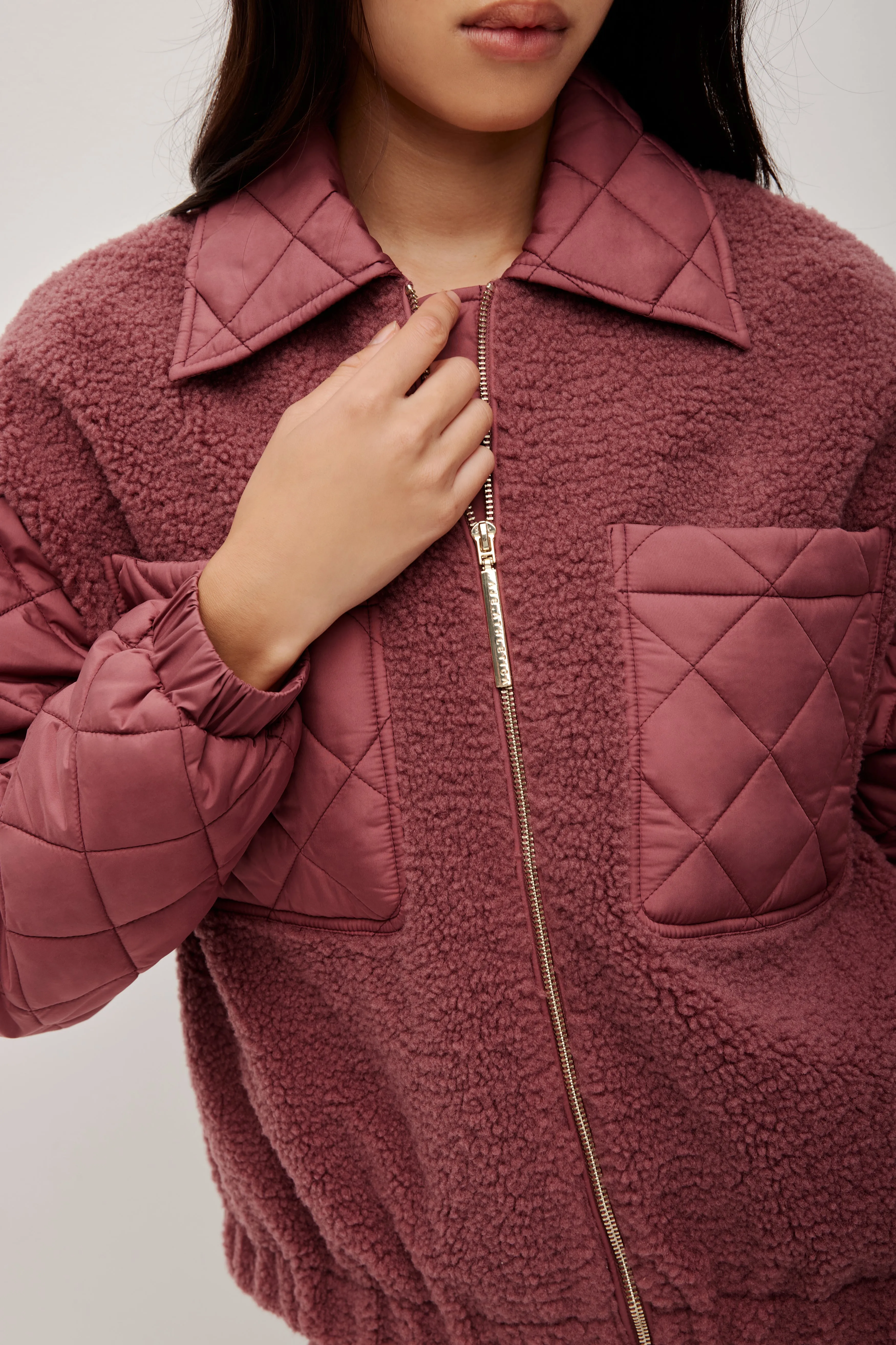 Quilted Sherpa Jacket sold by Aje product image thumbnail 4