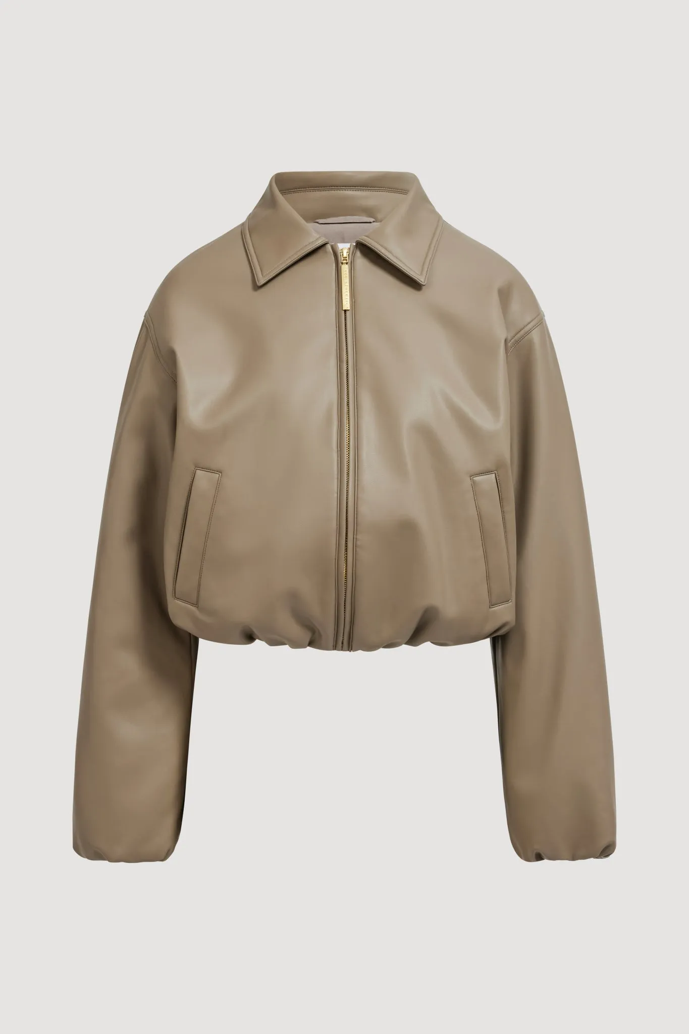 Vegan Leather Bomber Jacket sold by Aje product image thumbnail 2