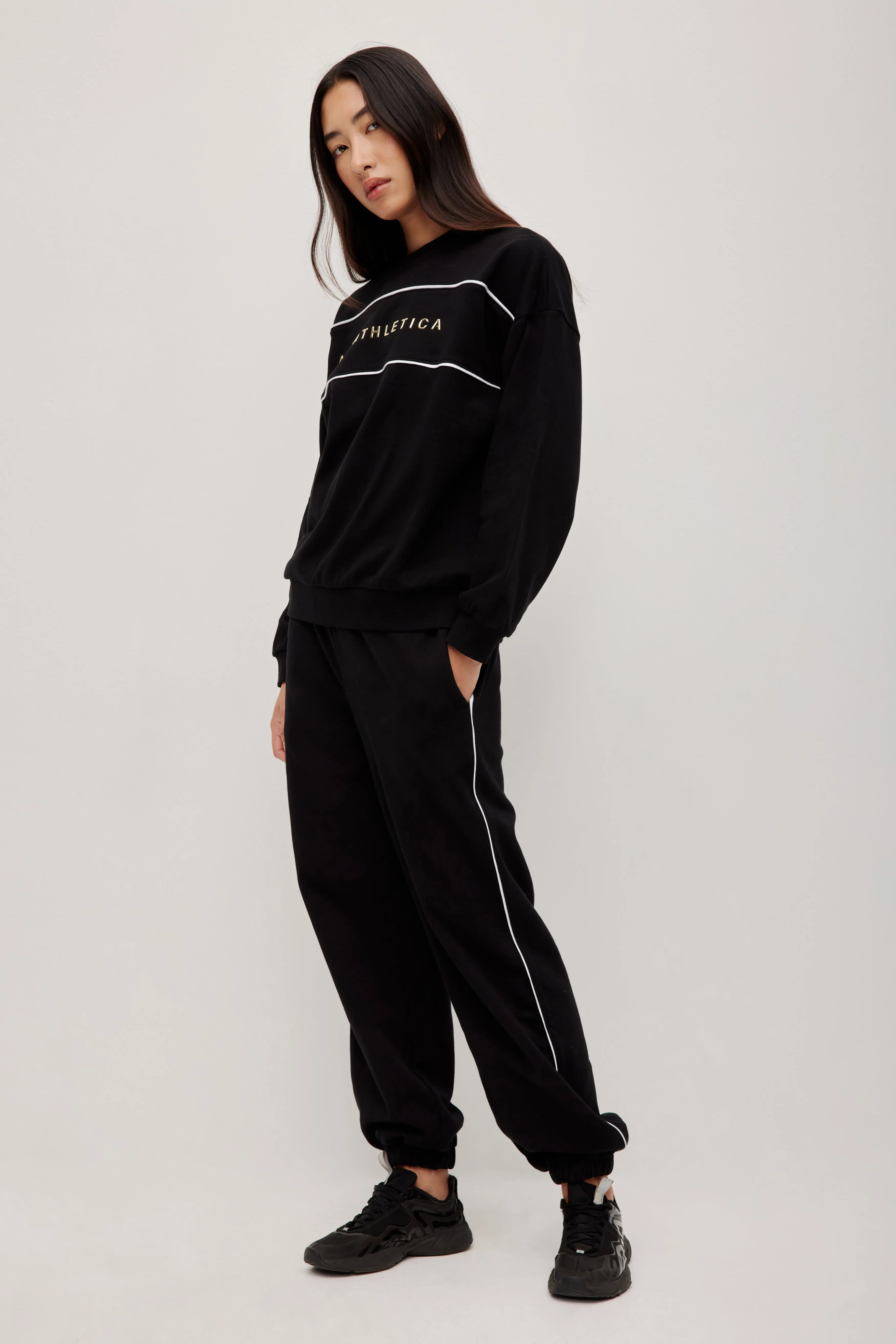 Panelled Logo Jumper sold by Aje product image thumbnail 5
