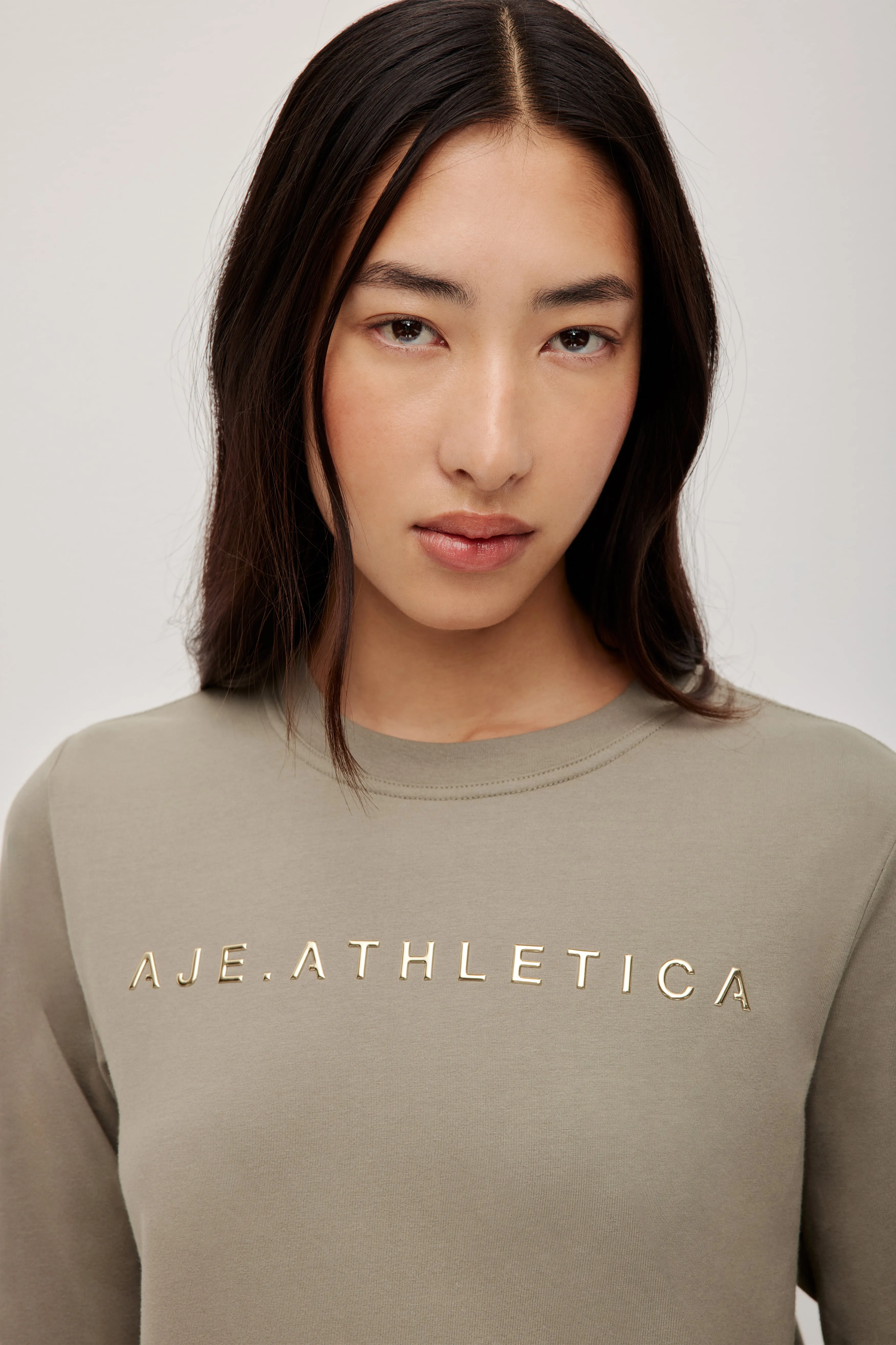 Long Sleeve Logo Tee sold by Aje product image thumbnail 4