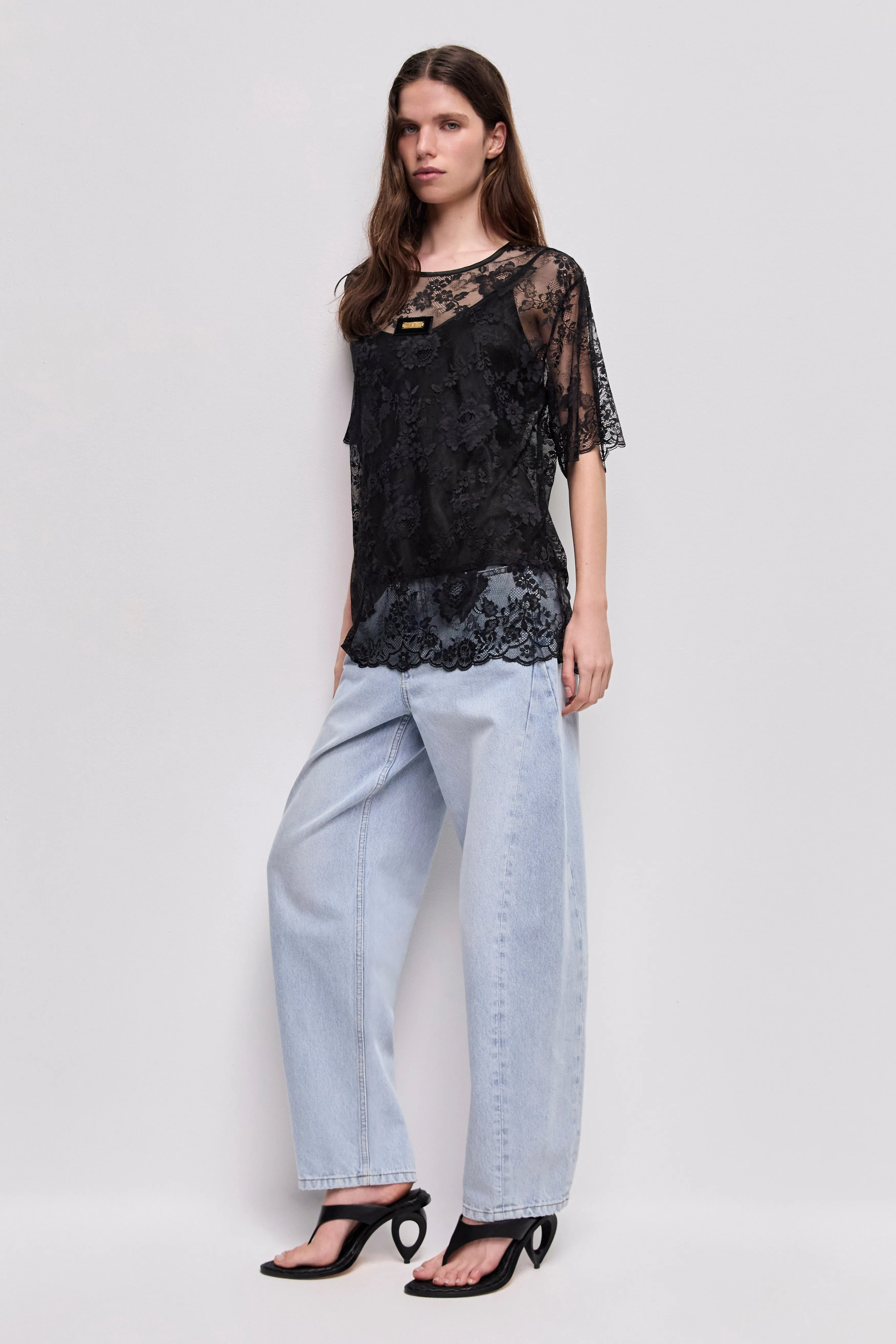 Luciana Lace Tee sold by Aje product image thumbnail 5