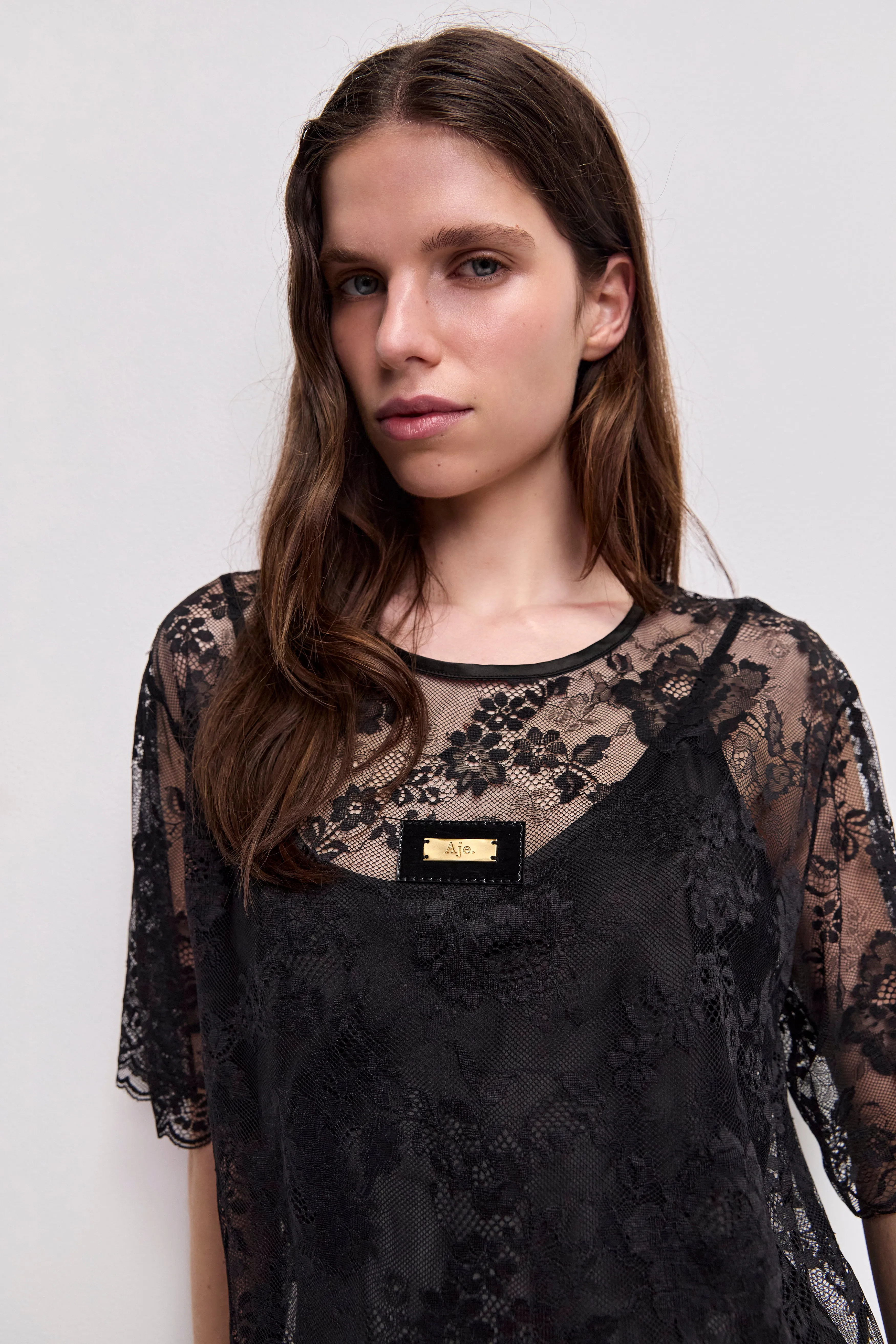 Luciana Lace Tee sold by Aje product image thumbnail 4