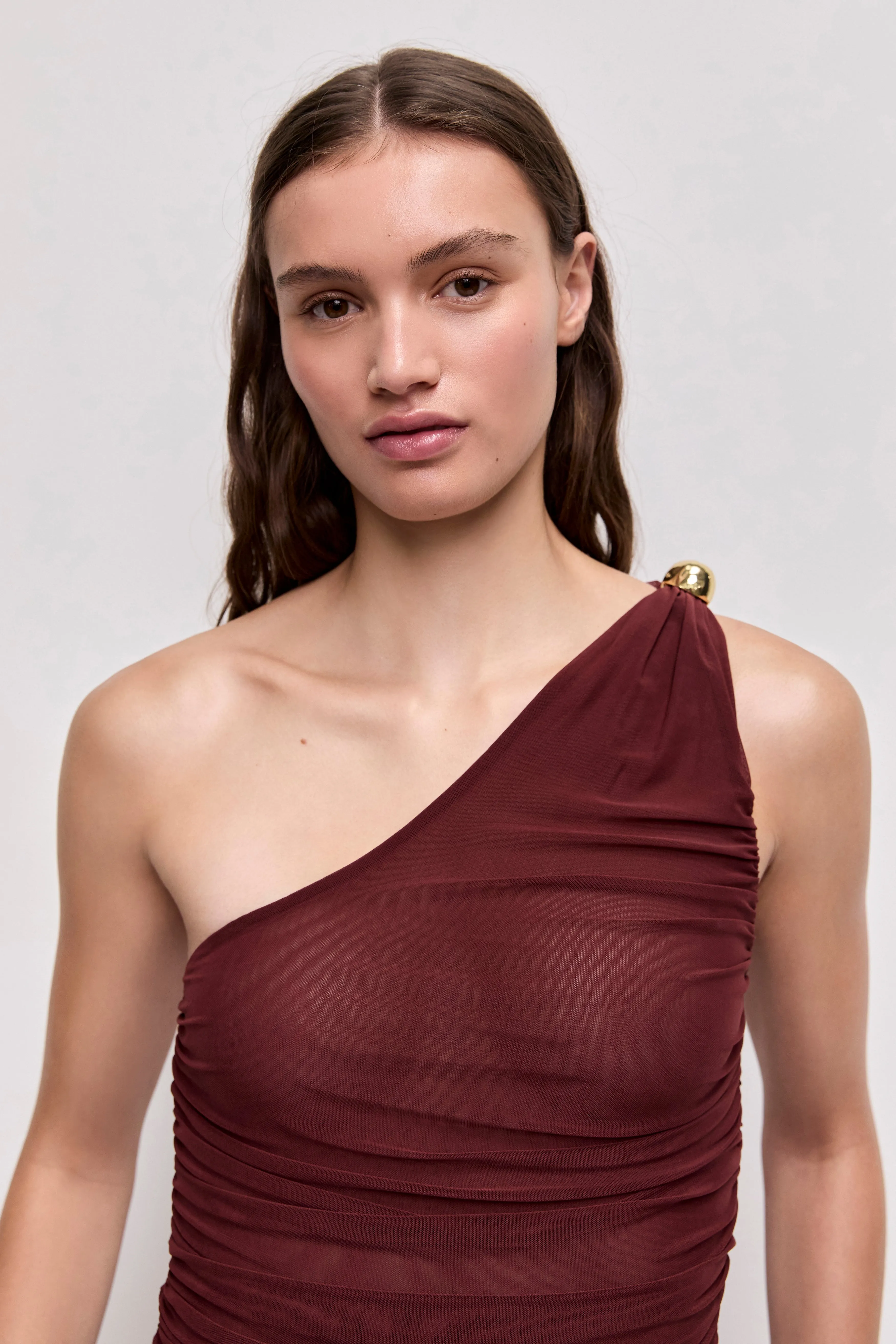 Elaria One Shoulder Mesh Top sold by Aje product image thumbnail 4