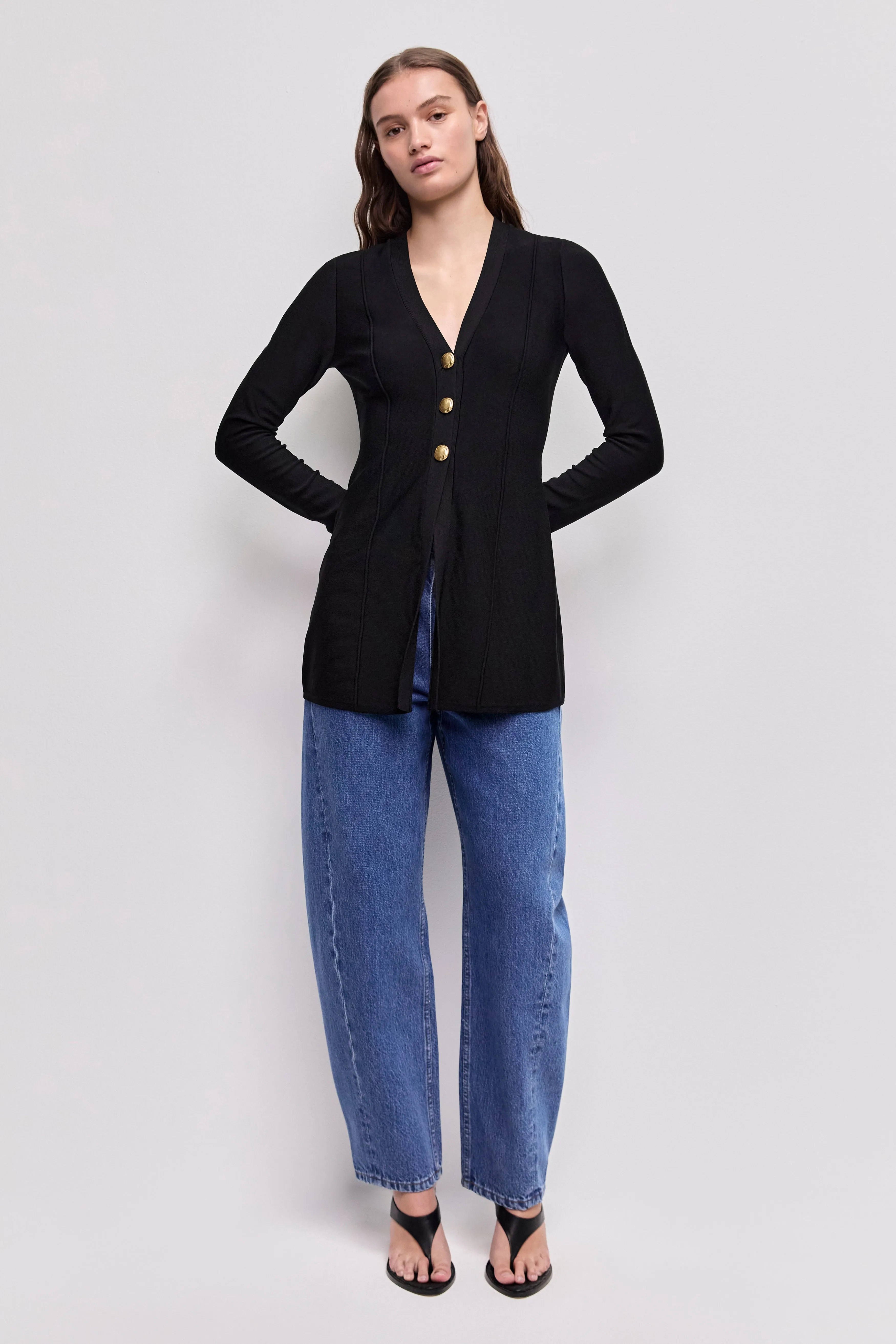 Sara Longline Cardigan sold by Aje product image thumbnail 3