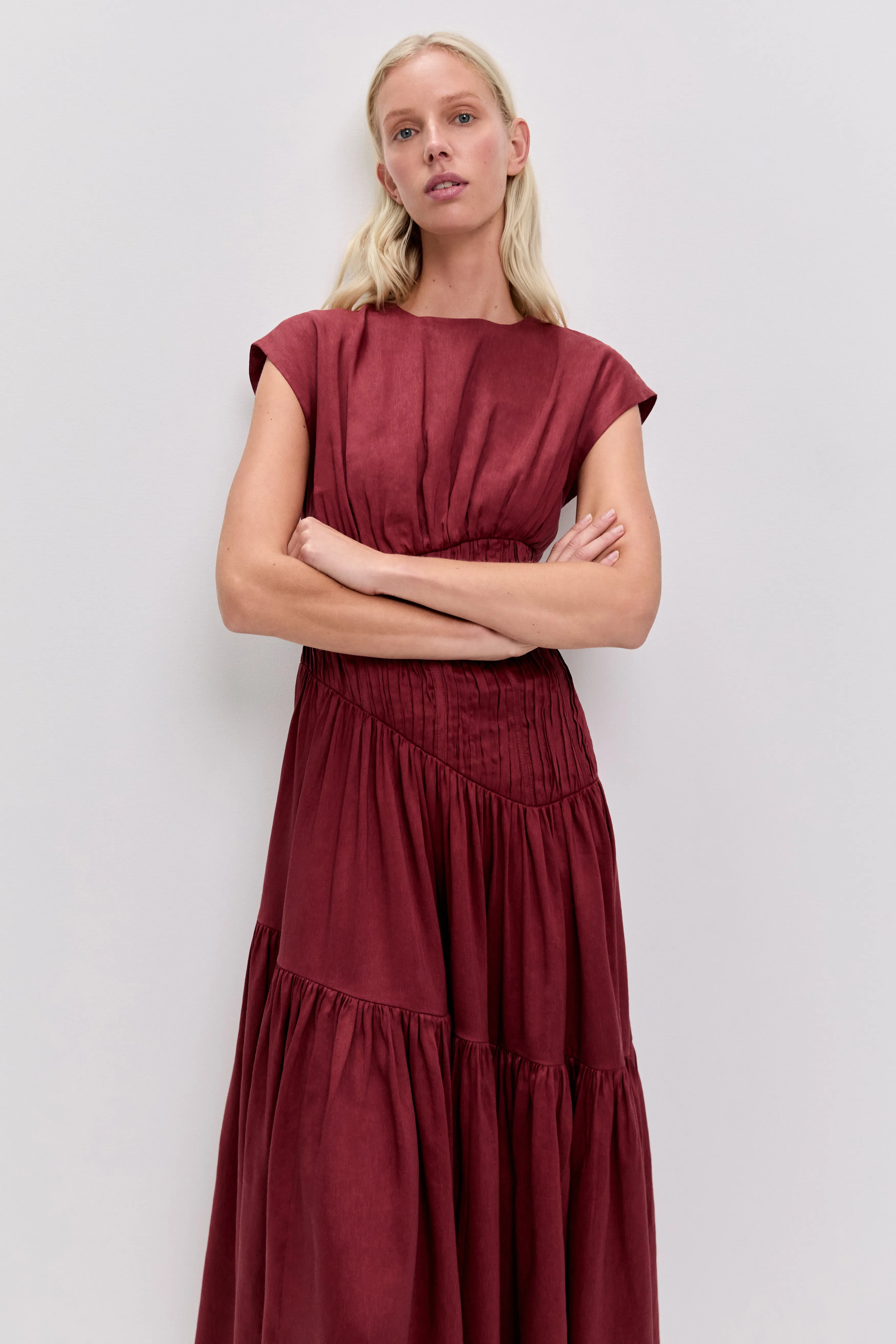 Ecliptica Midi Dress sold by Aje product image thumbnail 3