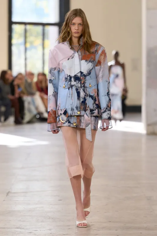 Lettera Denim Jacket sold by Aje