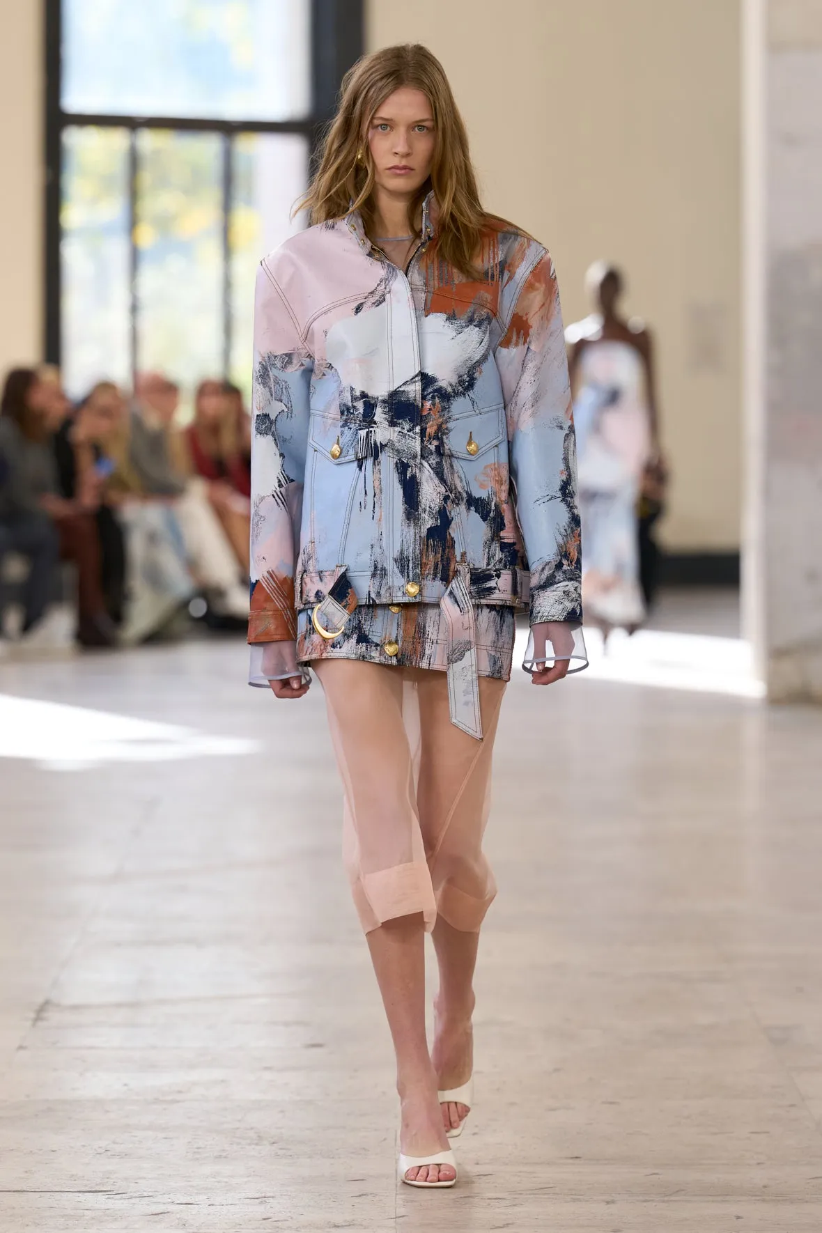 Lettera Denim Mini Skirt sold by Aje product image thumbnail 2