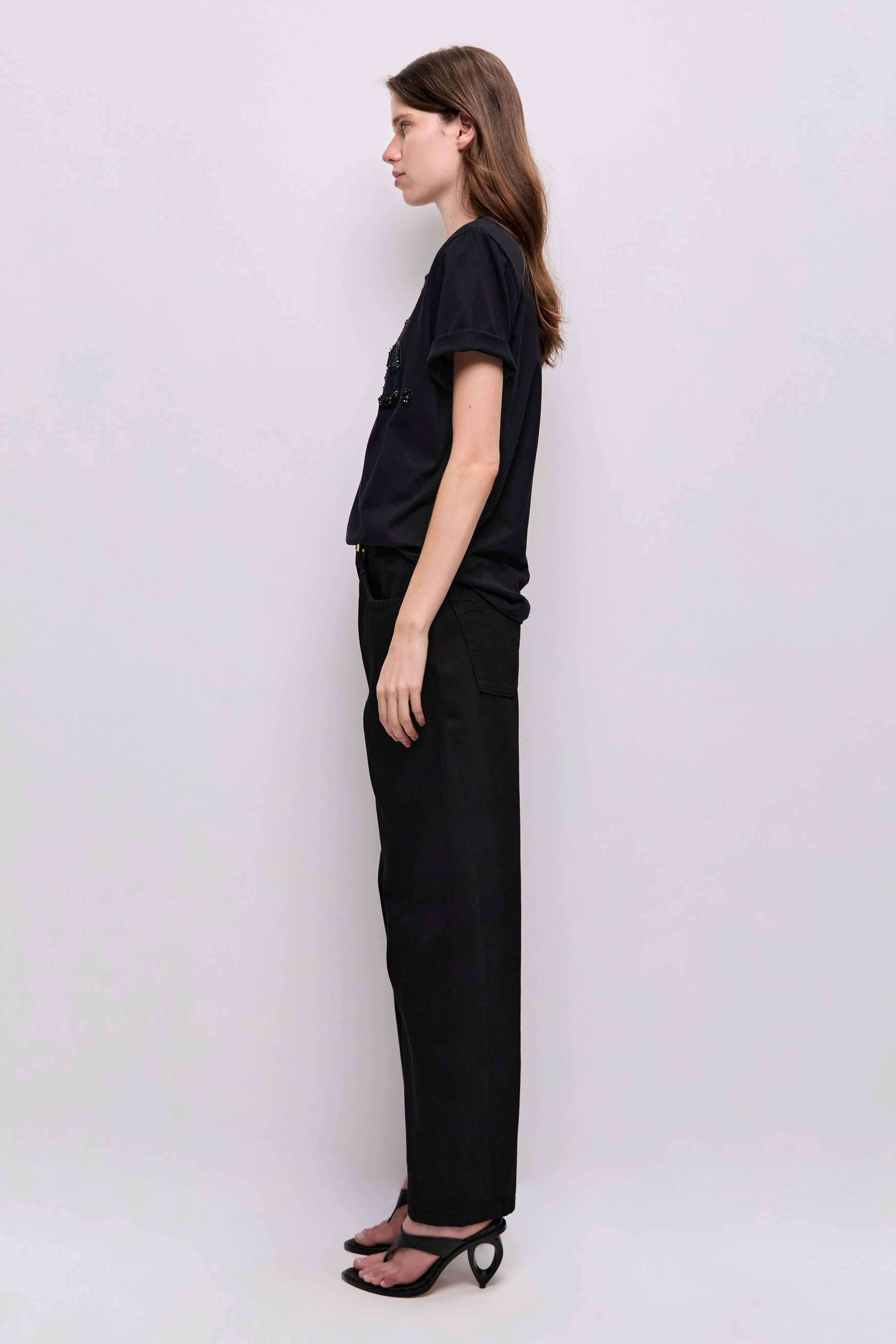 Aimee Beaded Logo Tee sold by Aje product image thumbnail 5