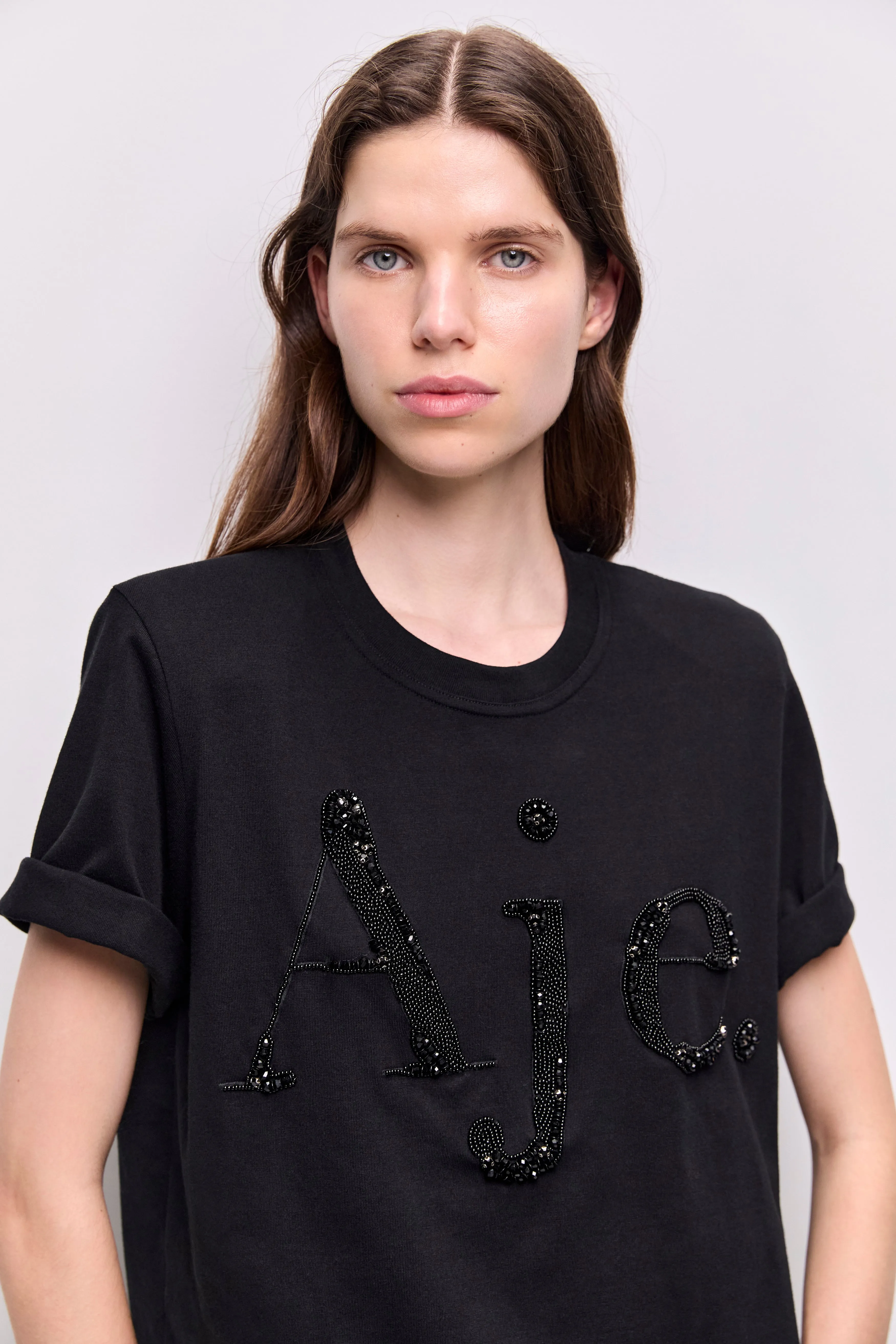 Aimee Beaded Logo Tee sold by Aje product image thumbnail 3