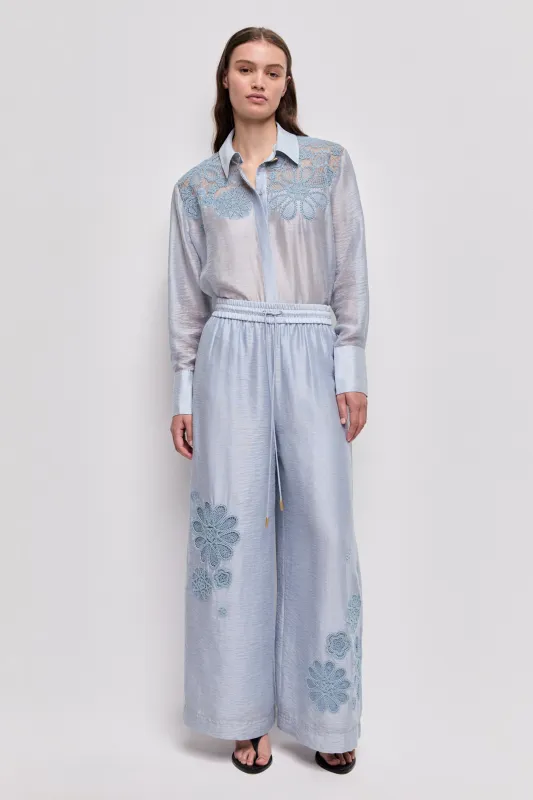 Gia Embroidered Pant made by Aje