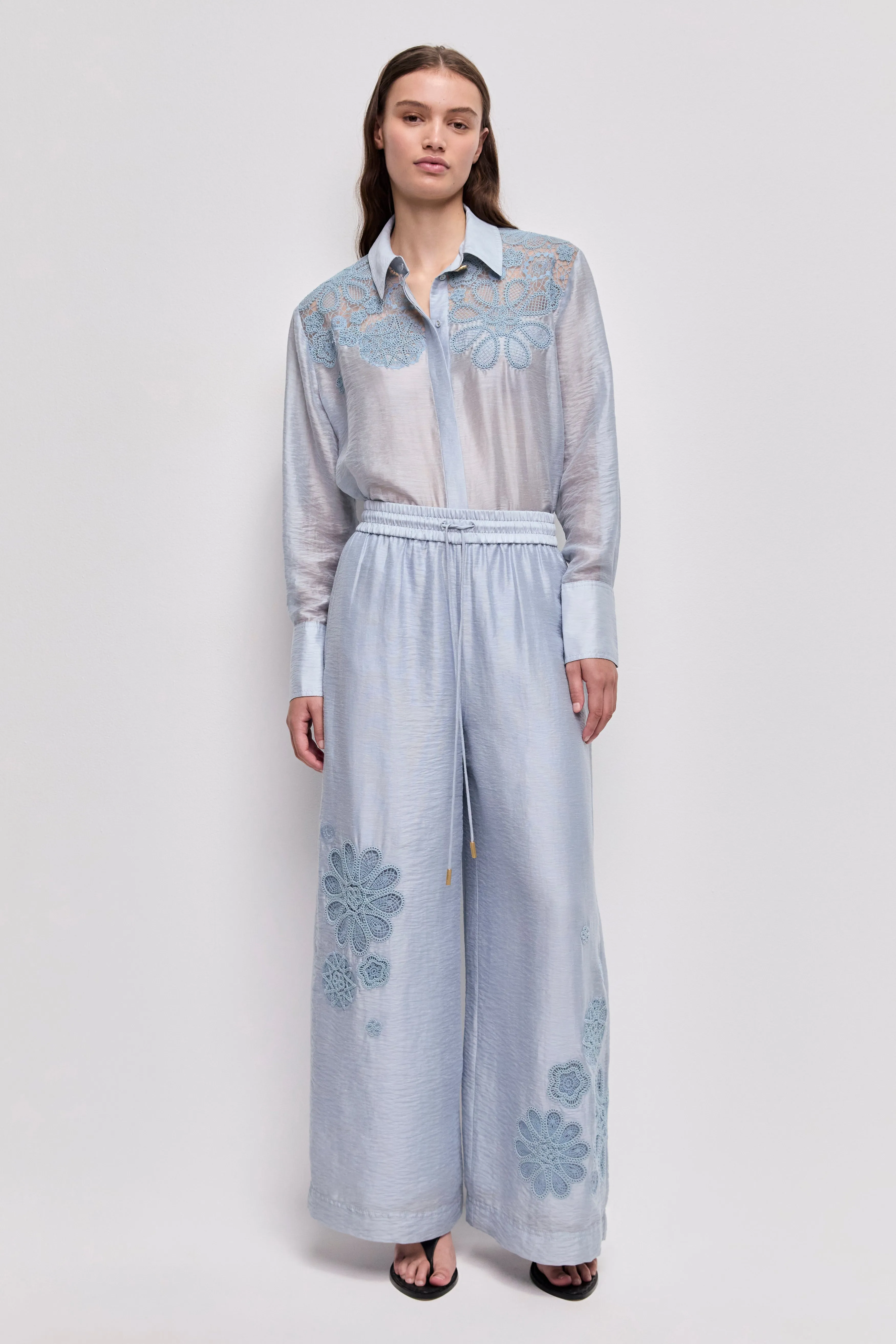 Gia Embroidered Pant sold by Aje